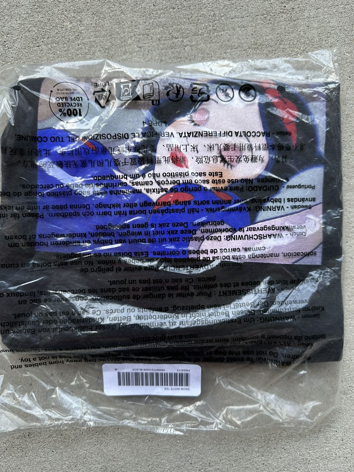 Disney × Supreme SNOW WHITE TEE Size US M / EU 48-50 / 2 - 2 Thumbnail