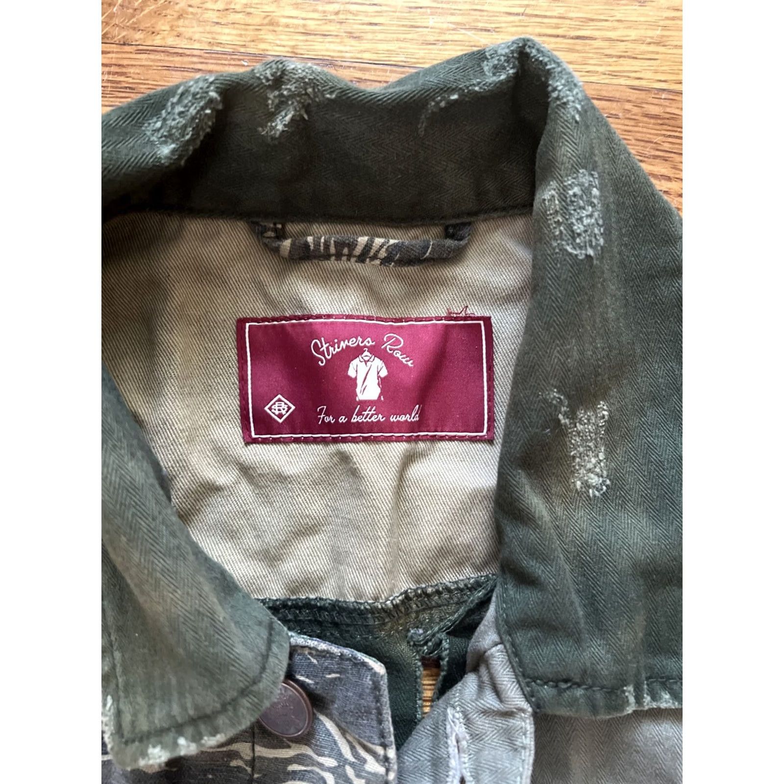 Denime VINTAGE Strivers Row Patchwork Denim Canvas Jacket Biker Streetwear Size S See Photos Mens Jacket Size US S / EU 44-46 / 1 - 5 Thumbnail
