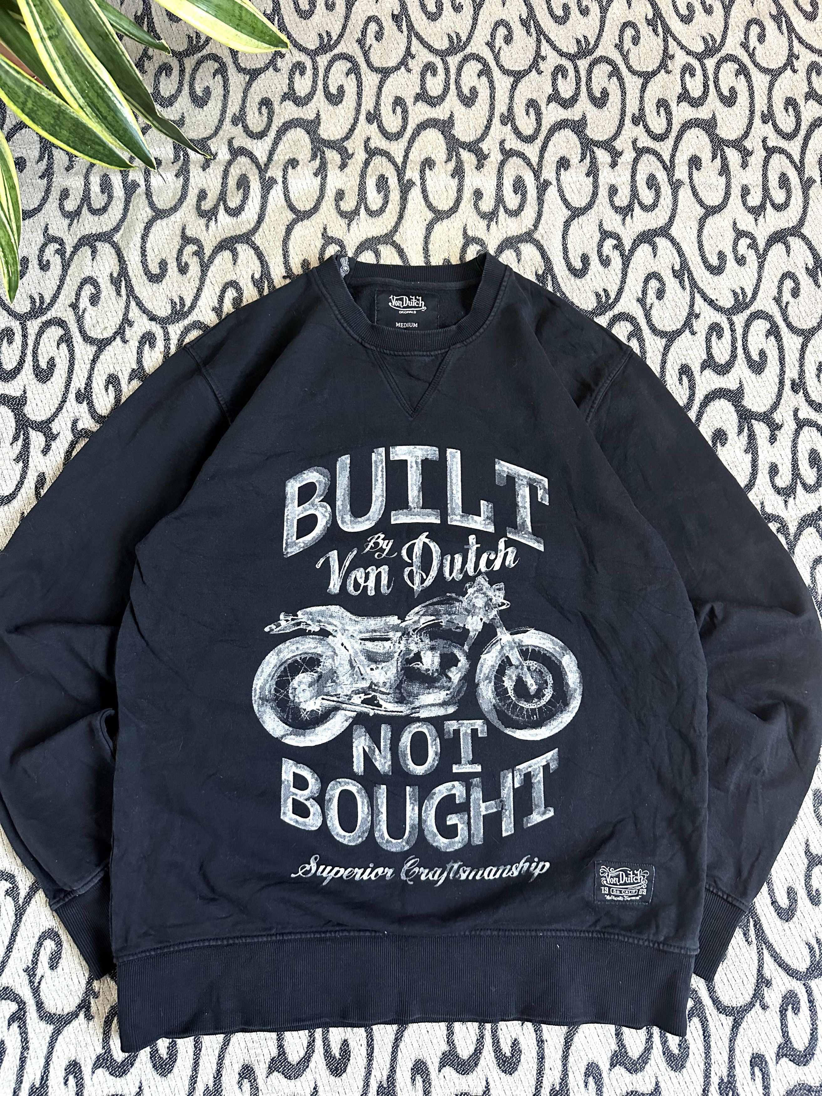 Ed Hardy × Von Dutch Vintage Von Dutch Biker Sweatshirt Grunge Style Size US M / EU 48-50 / 2 - 3 Thumbnail