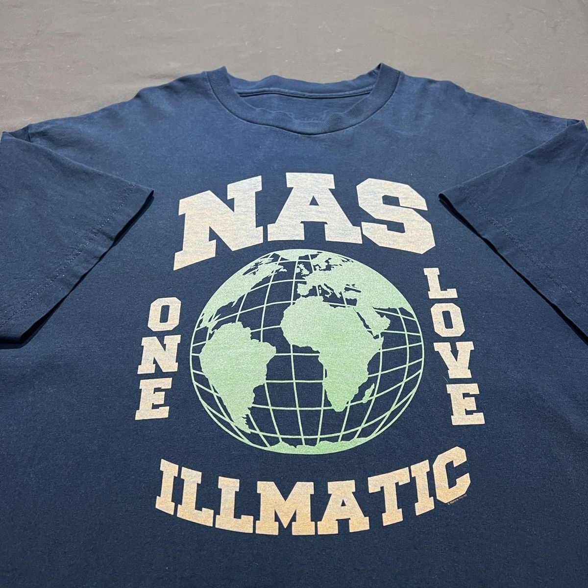 Nas Vintage Y2K Nas Illmatic Promo Tee XL Faded HipHop Rap Size US XL / EU 56 / 4 - 1 Thumbnail
