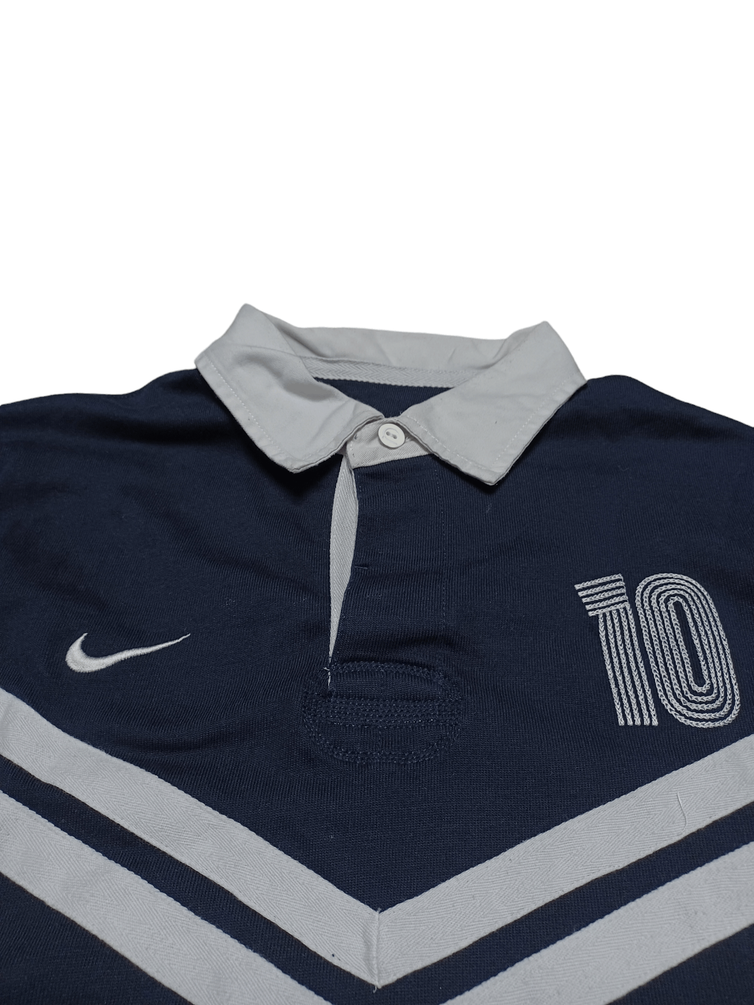 Nike 2008 VINTAGE FANTASTIC NIKE 10 ATHLETIC RUGBY SHIRT Size US XL / EU 56 / 4 - 3 Thumbnail