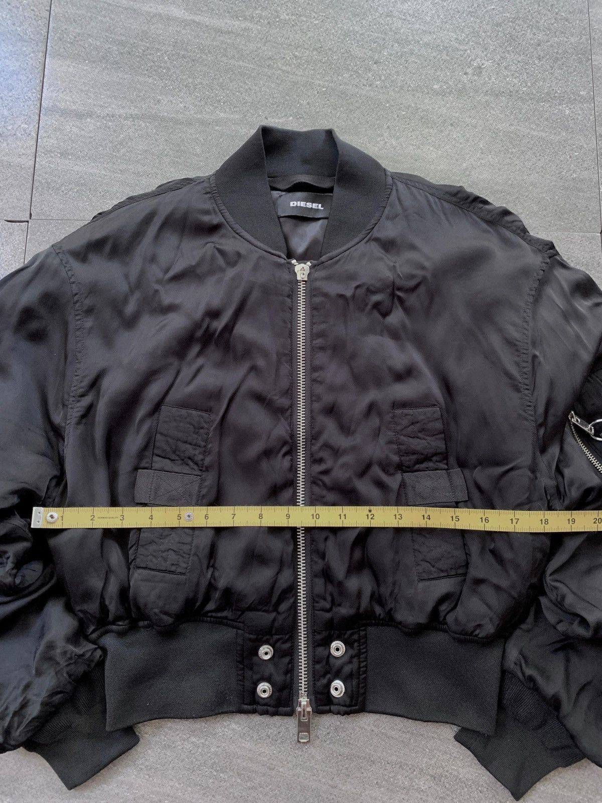 Diesel FREE TAX! MA-1 Utility Cropped Bomber Jacket Size S / US 4 / IT 40 - 15 Thumbnail
