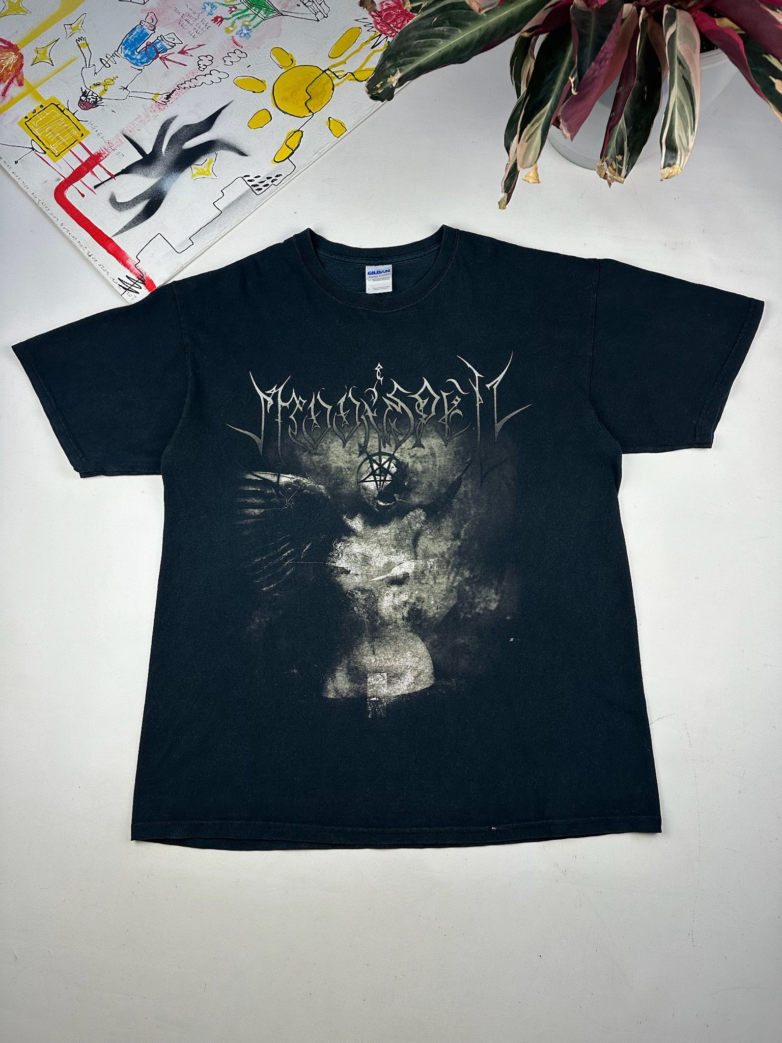 Band Tees Vintage MOONSPELL tee Paradise Lost Tiamat gothic metal Size US L / EU 52-54 / 3 - 1 Thumbnail