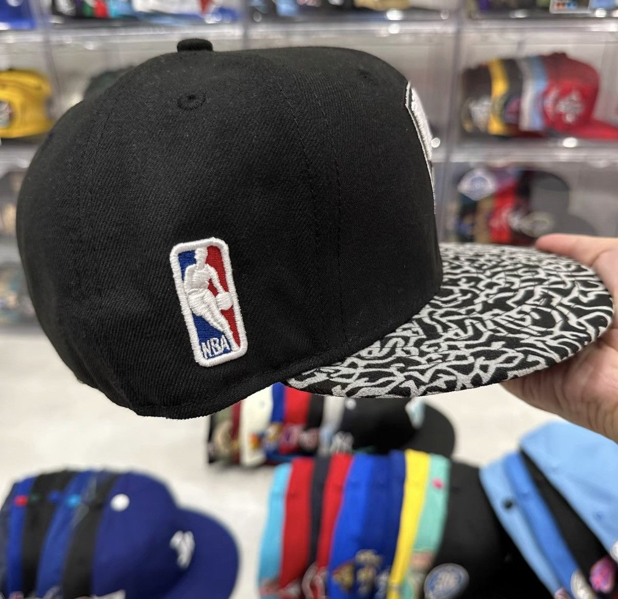 New Era New Era NBA Brooklyn Nets Flat Brim Baseball Cap J32 Size ONE SIZE - 2 Thumbnail