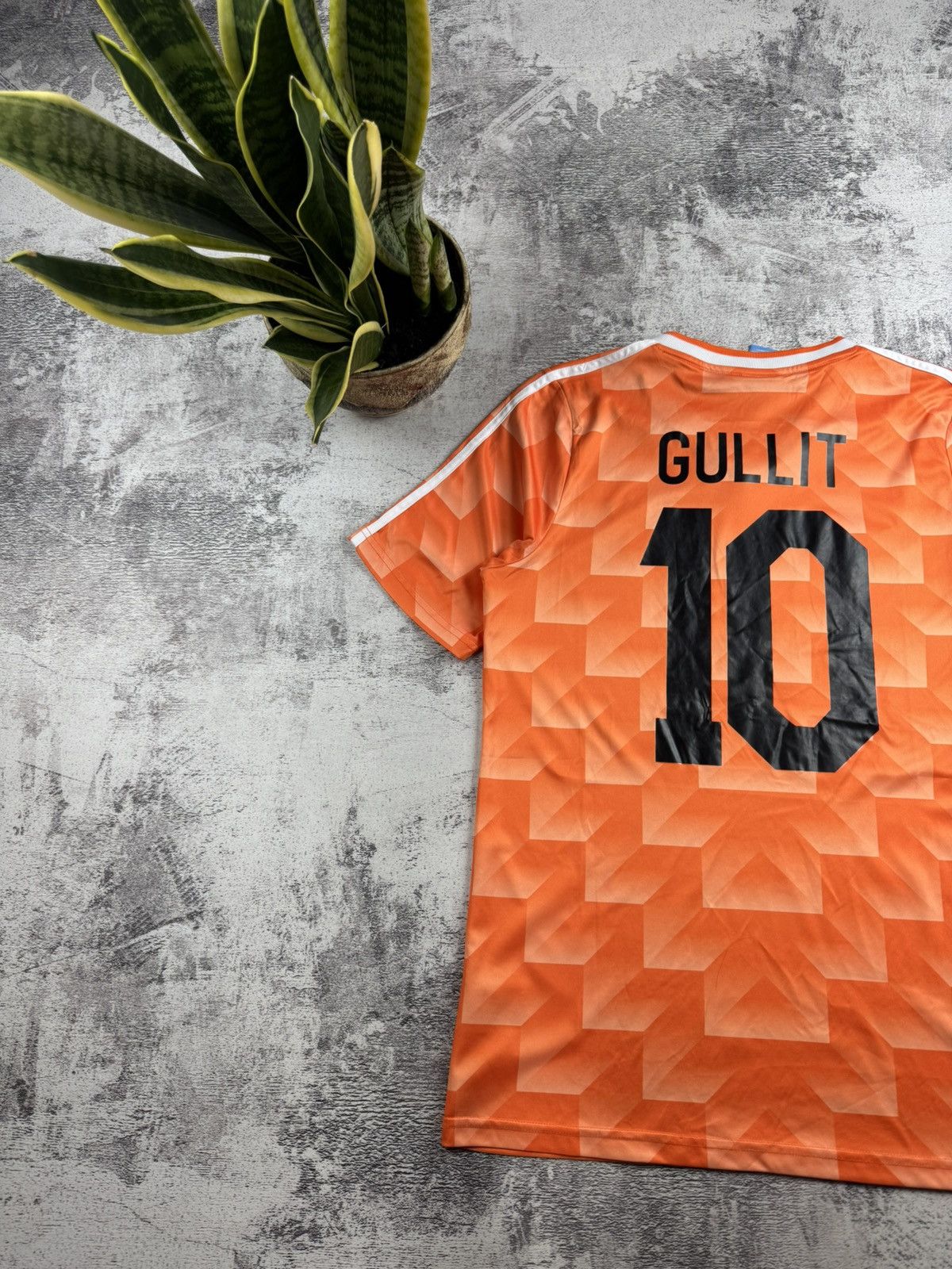 Adidas Netherlands Gullit Retro Kit 1988 Adidas Home Soccer Football T Shirt Jersey Tee Size US M / EU 48-50 / 2 - 4 Thumbnail