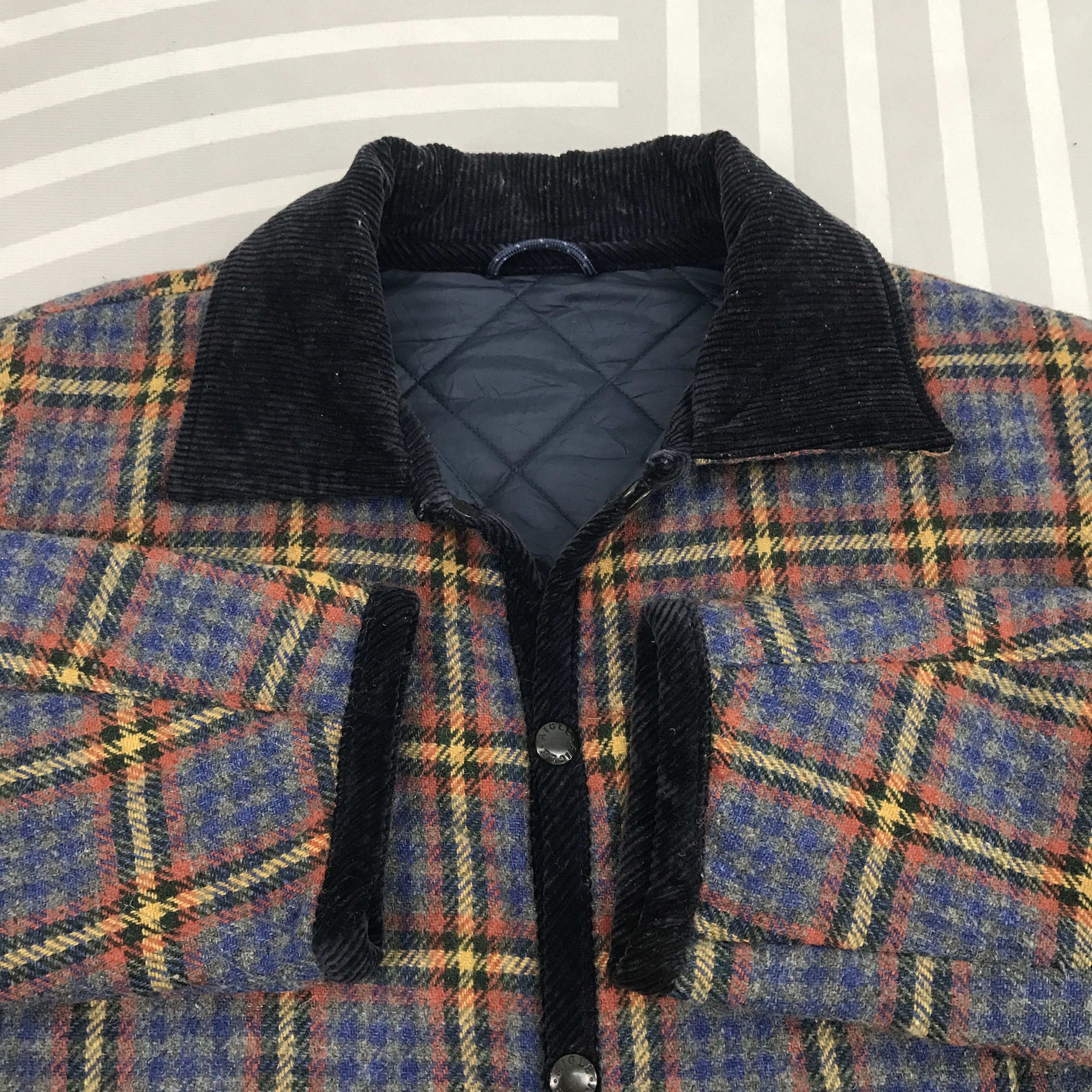 Aigle × Japanese Brand × Vintage Vintage Aigle Wool Snap Button jacket Size US S / EU 44-46 / 1 - 7 Thumbnail