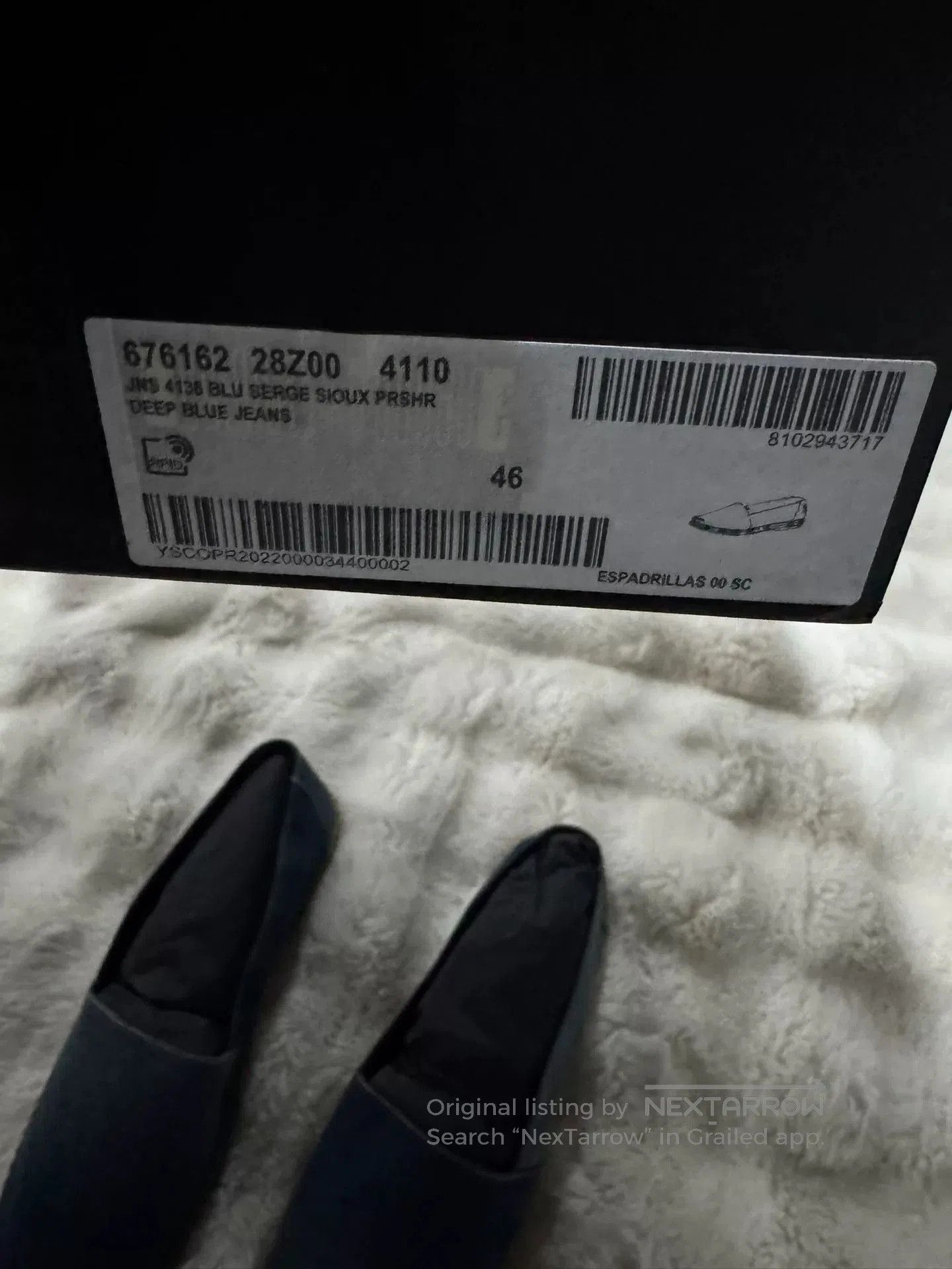 Saint Laurent Paris Saint Laurent SLP Men's Gold Logo Espadrilles. Size US 12 / EU 45 - 9 Thumbnail