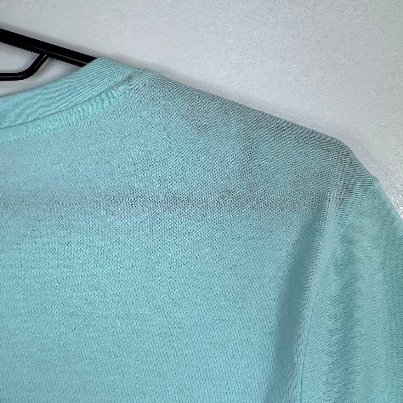 H&M H&M Basic T-Shirt Light Blue Plain Tee Minimal Casual XS Size XS / US 0-2 / IT 36-38 - 6 Thumbnail