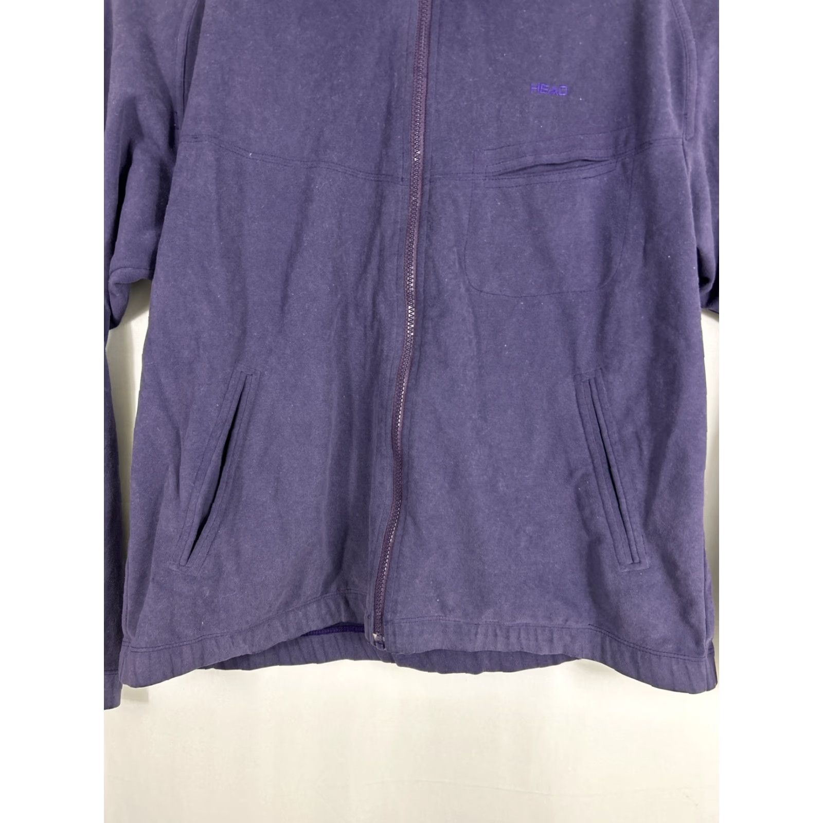 Vintage VINTAGE Head Jacket Tennis Men’s L Purple Full Zip USA Made Head Tennis Jacket L Mens Purple Full Zip Size US L / EU 52-54 / 3 - 6 Thumbnail