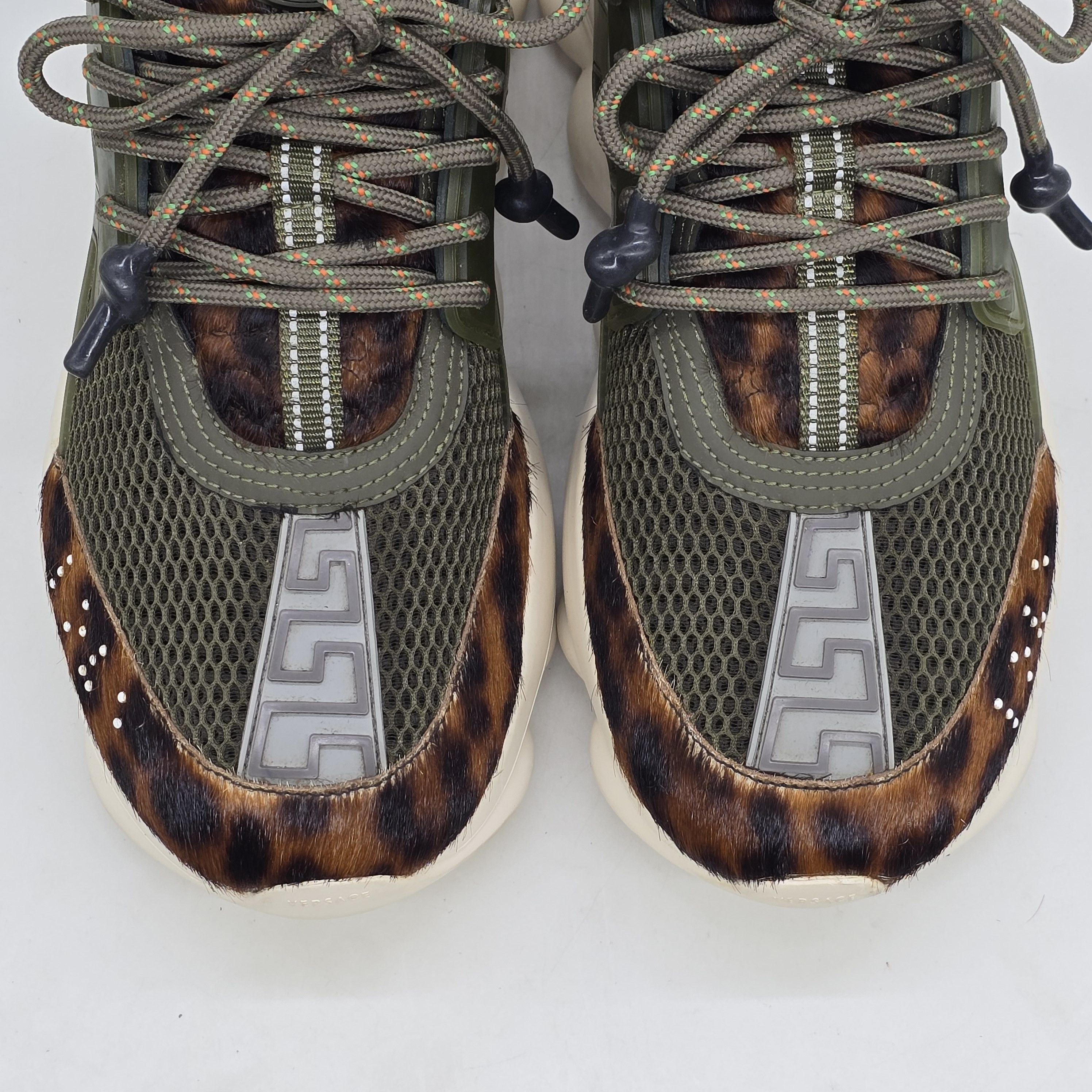 Versace Versace - Chain Reaction Sneakers Size US 8.5 / EU 41-42 - 4 Thumbnail