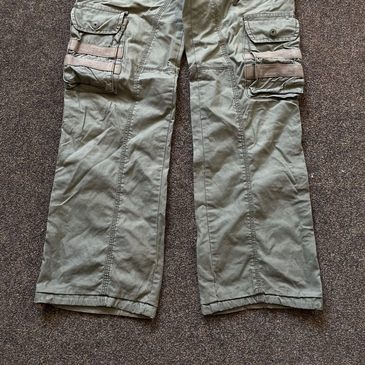 Vintage Vintage Y2K Baggy Cargo Pants Skater Workwear Washed Logo 32 Size 32" / US 10 / IT 46 - 2 Thumbnail