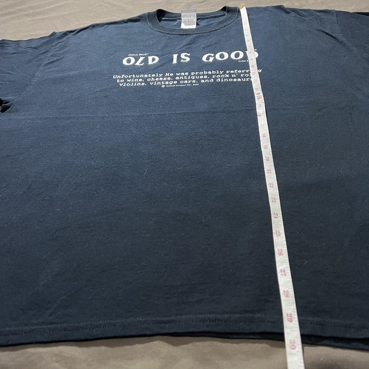 Vintage Vintage Y2K Jesus Said God Bible Holy Promo Tee 2XL Size US XXL / EU 58 / 5 - 6 Thumbnail
