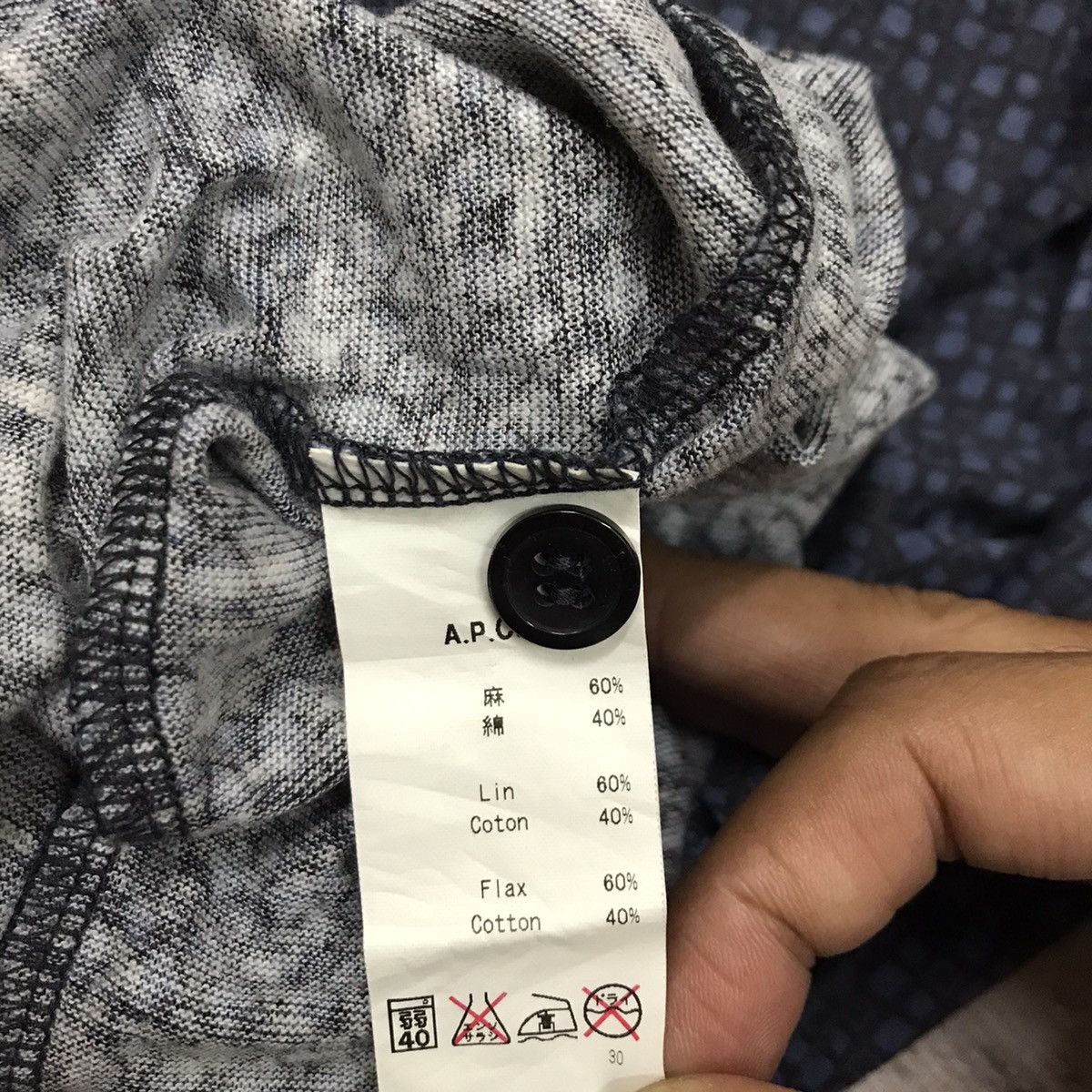 A.P.C. × Designer × Japanese Brand A.P.C. Perfect Fit Blueprint Button Up Sleeveless Shirtdress Size S / US 4 / IT 40 - 5 Thumbnail