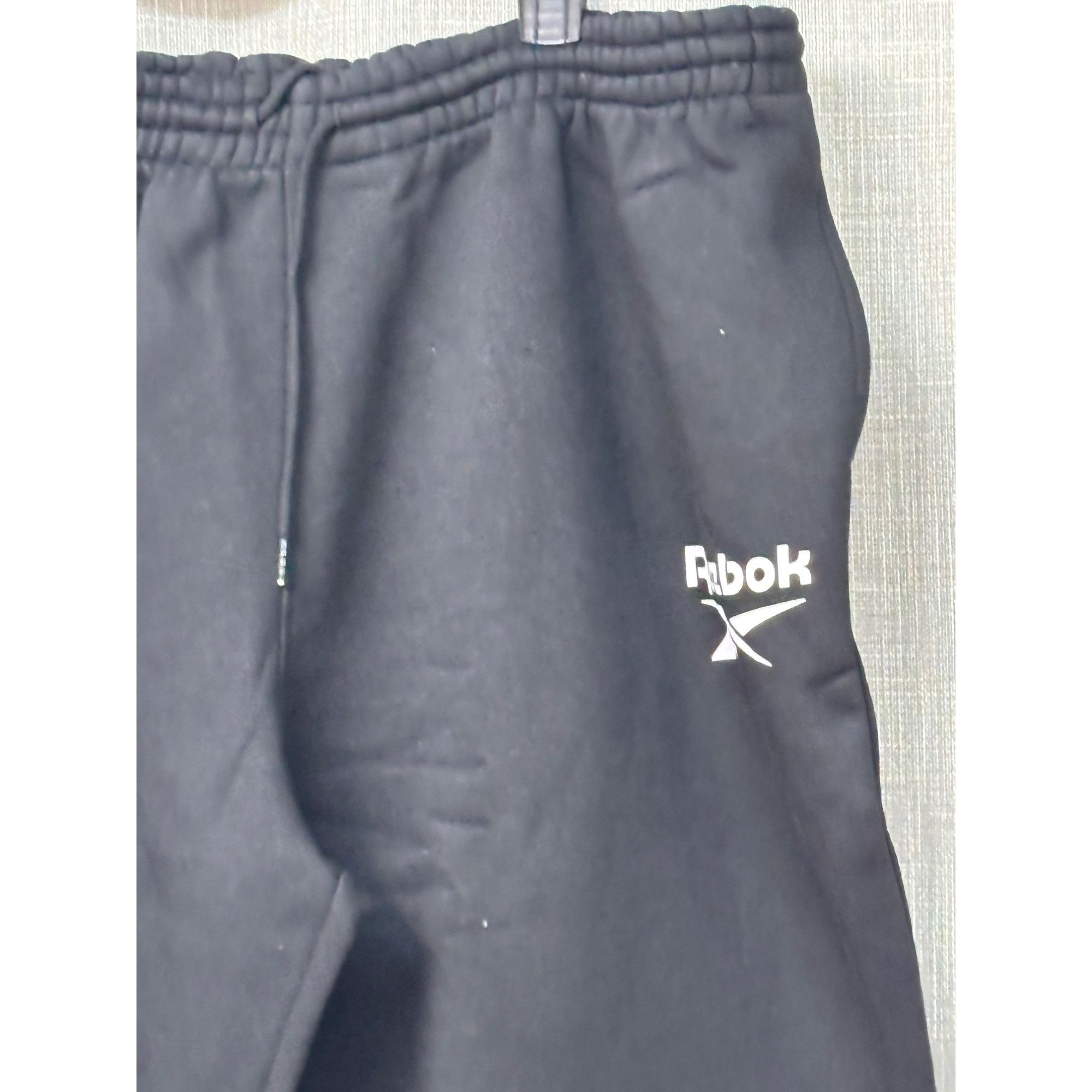 Reebok Reebok Women's Identity Logo Fleece Joggers in Black Size 2X Size 39" - 6 Thumbnail