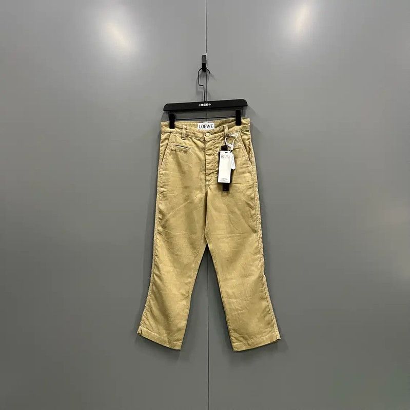 Loewe Loewe Casual Khaki Cotton Pants for Men 0089 Size US 32 / EU 48 - 1 Thumbnail
