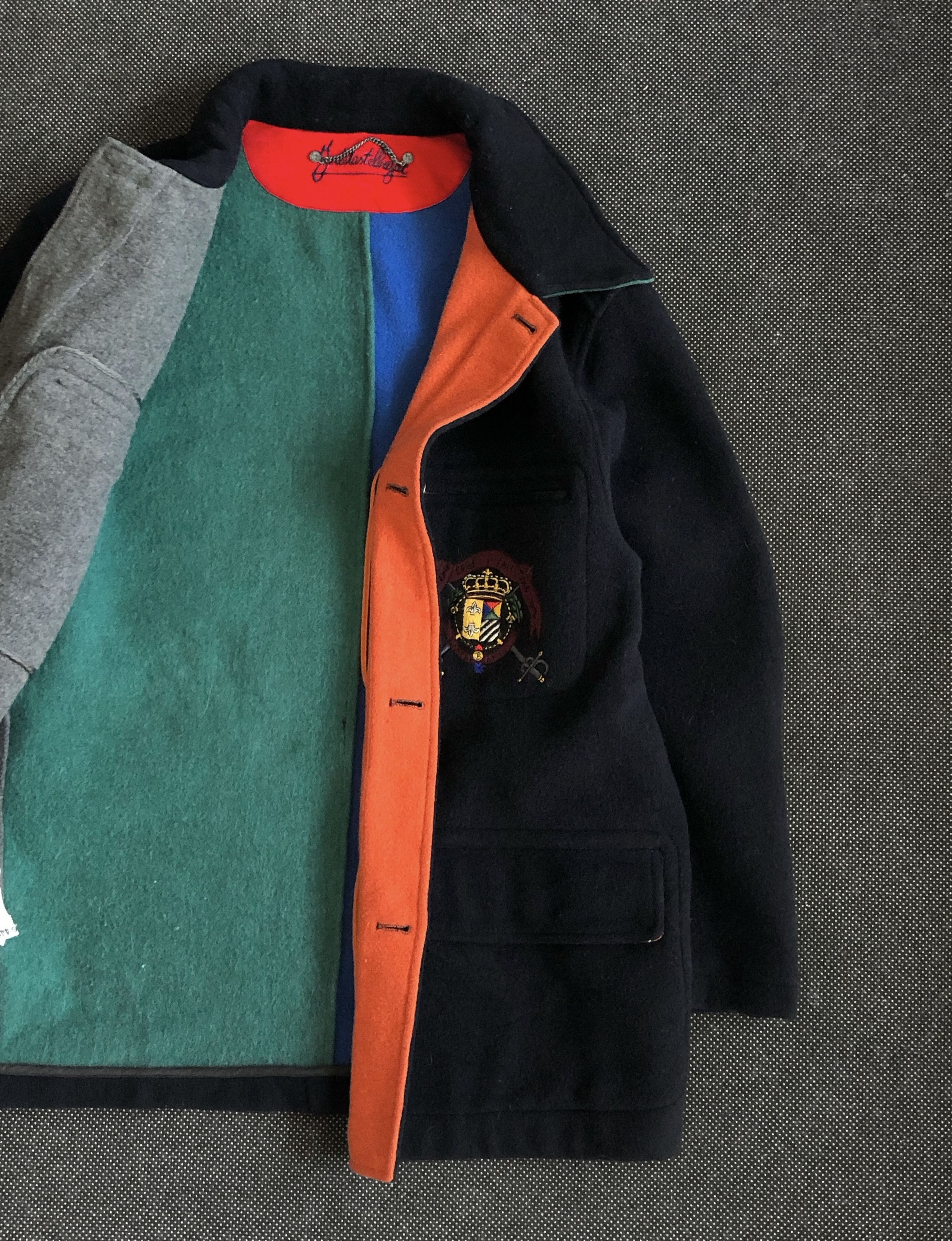 Jean Charles De Castelbajac RARE🔥90’S ITALY MADE JCD CASTELBAJAC CHORE WOOL COAT Size US XL / EU 56 / 4 - 4 Thumbnail