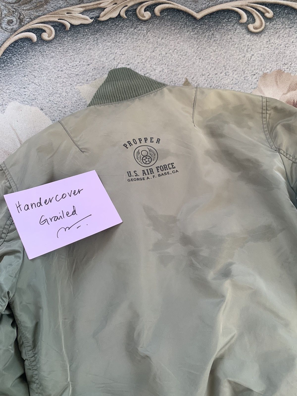 Propper Vtg Propper USAF George A.F.Base TacticalPilot Bomber Jacket Size US L / EU 52-54 / 3 - 13 Thumbnail
