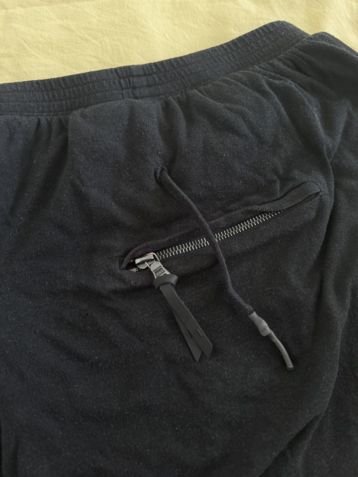 11 By Boris Bidjan Saberi 11 by BBS Black Fleece Soft Shorts Size US 36 / EU 52 - 4 Thumbnail