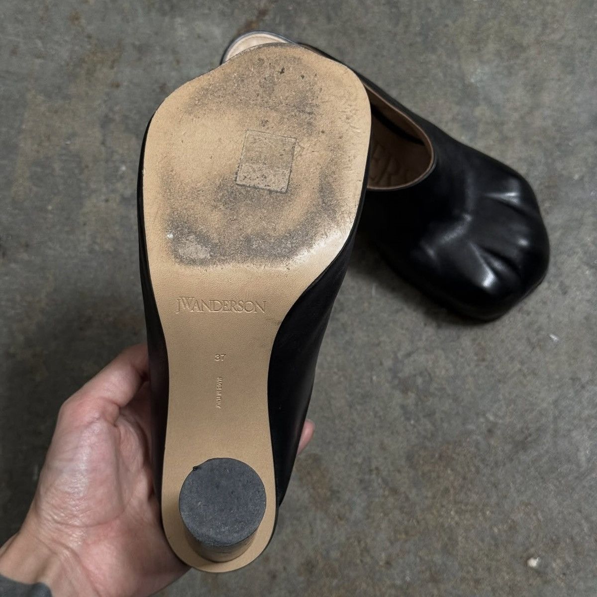 JW Anderson JW ANDERSON PAW MULE HEEL - BLACK - 37 Size US 7 / IT 37 - 5 Thumbnail