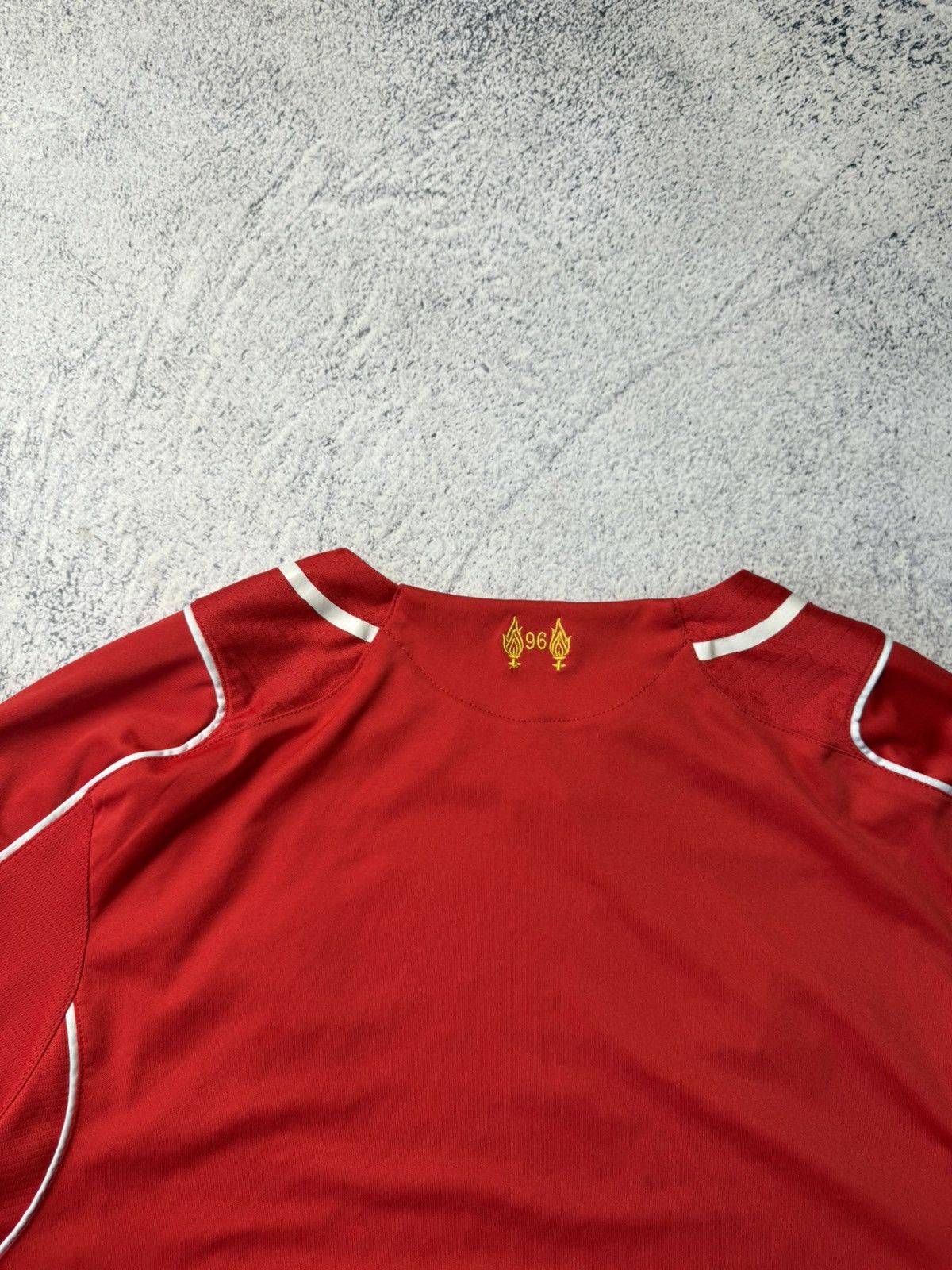 Vintage LIVERPOOL 2014 FOOTBALL SHIRT JERSEY HOME WARRIOR ORIGINAL Size US L / EU 52-54 / 3 - 19 Thumbnail