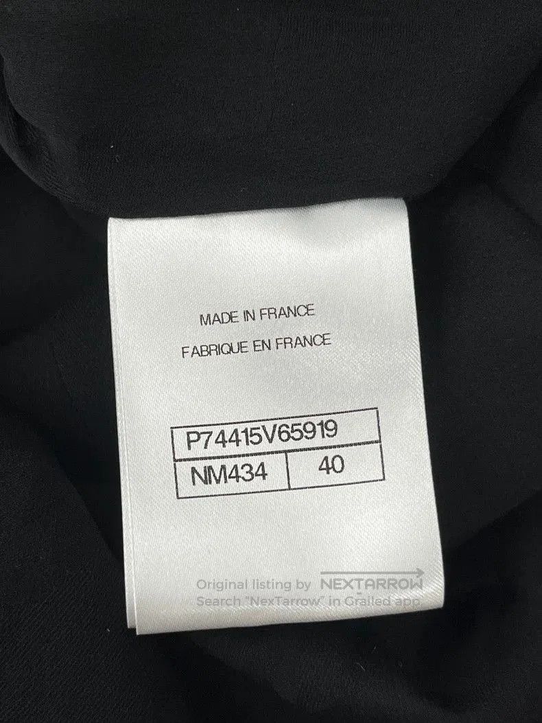 Chanel Chanel 23P Black Long Coat. Size US M / EU 48-50 / 2 - 5 Thumbnail