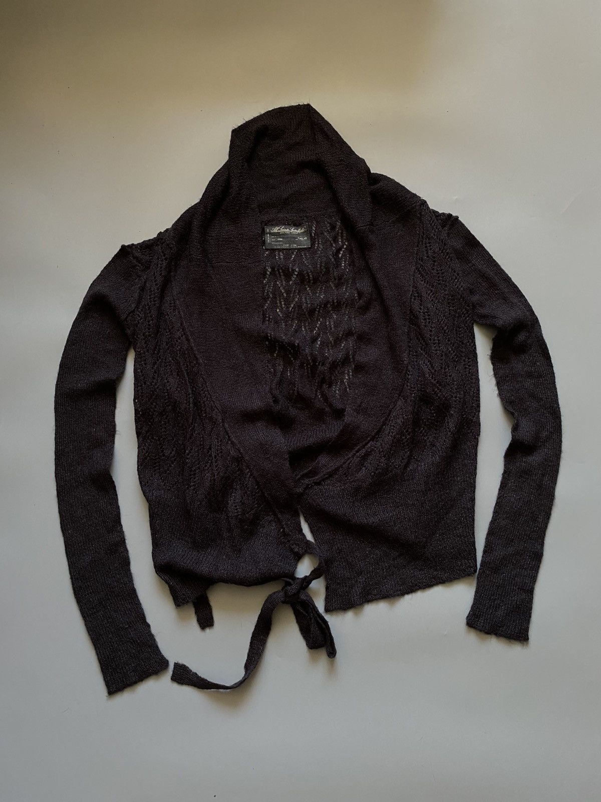 Allsaints mohair rare asymmetrical rare sweaters