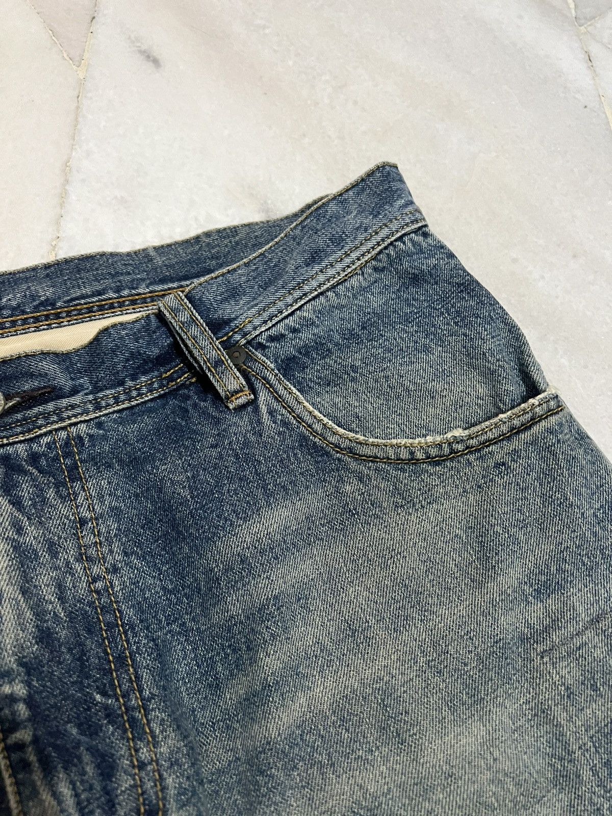 Hysteric Glamour × If Six Was Nine × Japanese Brand 🌈90’s union made sacrifice Distress mud Wash Jean Japan Size US 39 - 11 Thumbnail