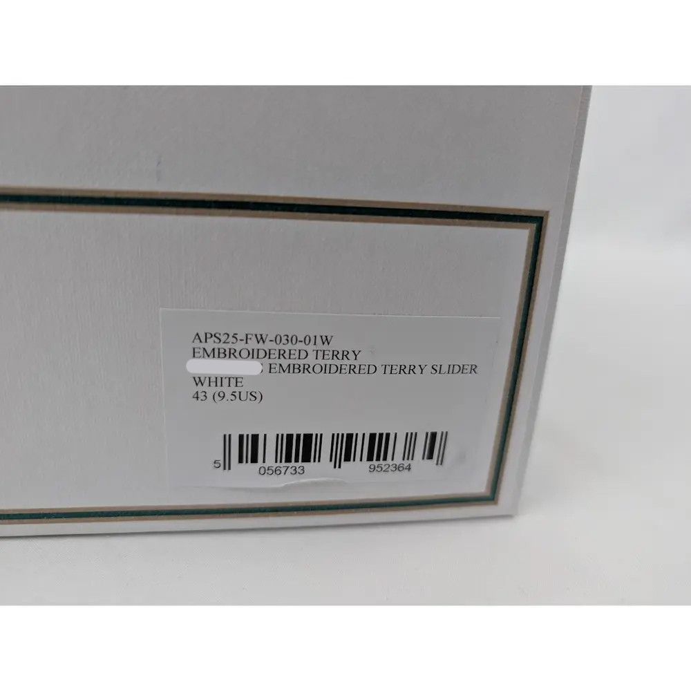 Casablanca o1rshd1 Q:2 / Embroidered Terry Slider Slipper Size US 10 / EU 43 - 22 Thumbnail