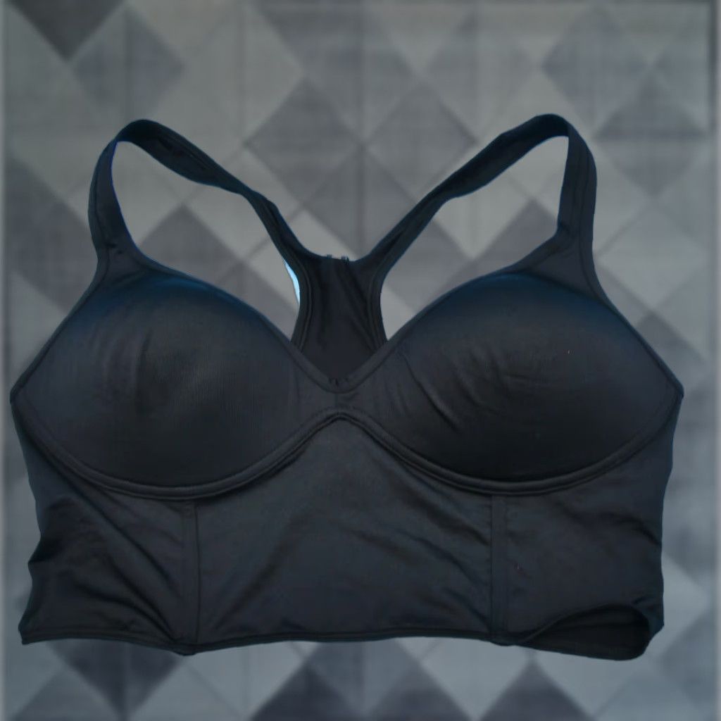 Victorias Secret XL Sports Bra Ultimate Push Up Racerback Pullover Gym Black New, Women's