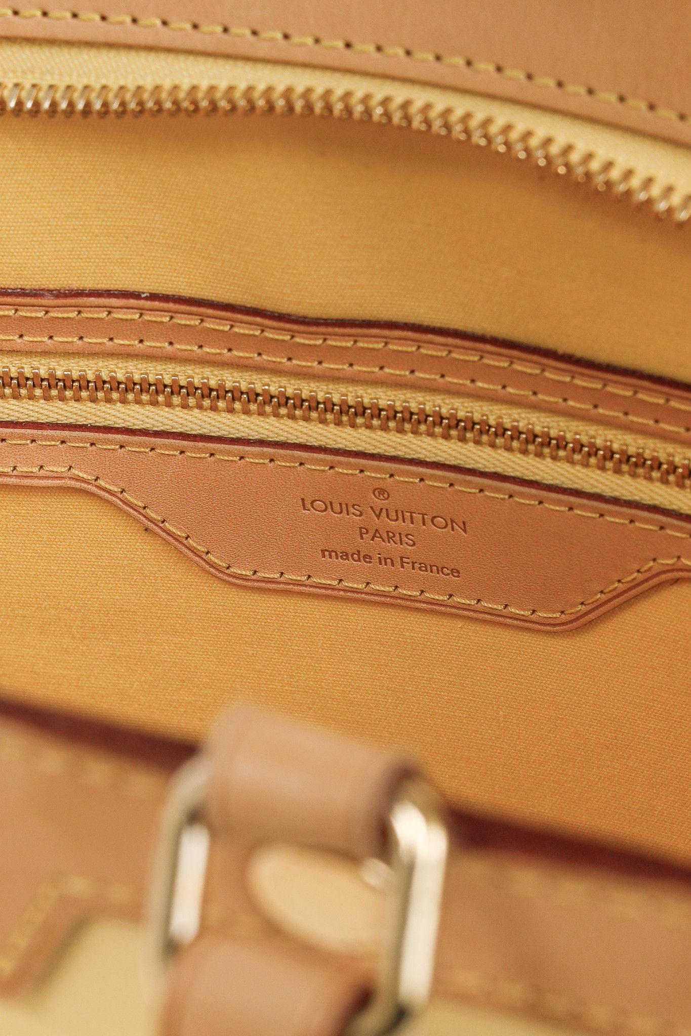 Louis Vuitton Brea MM Yellow Monogram Vernis Leather Tote