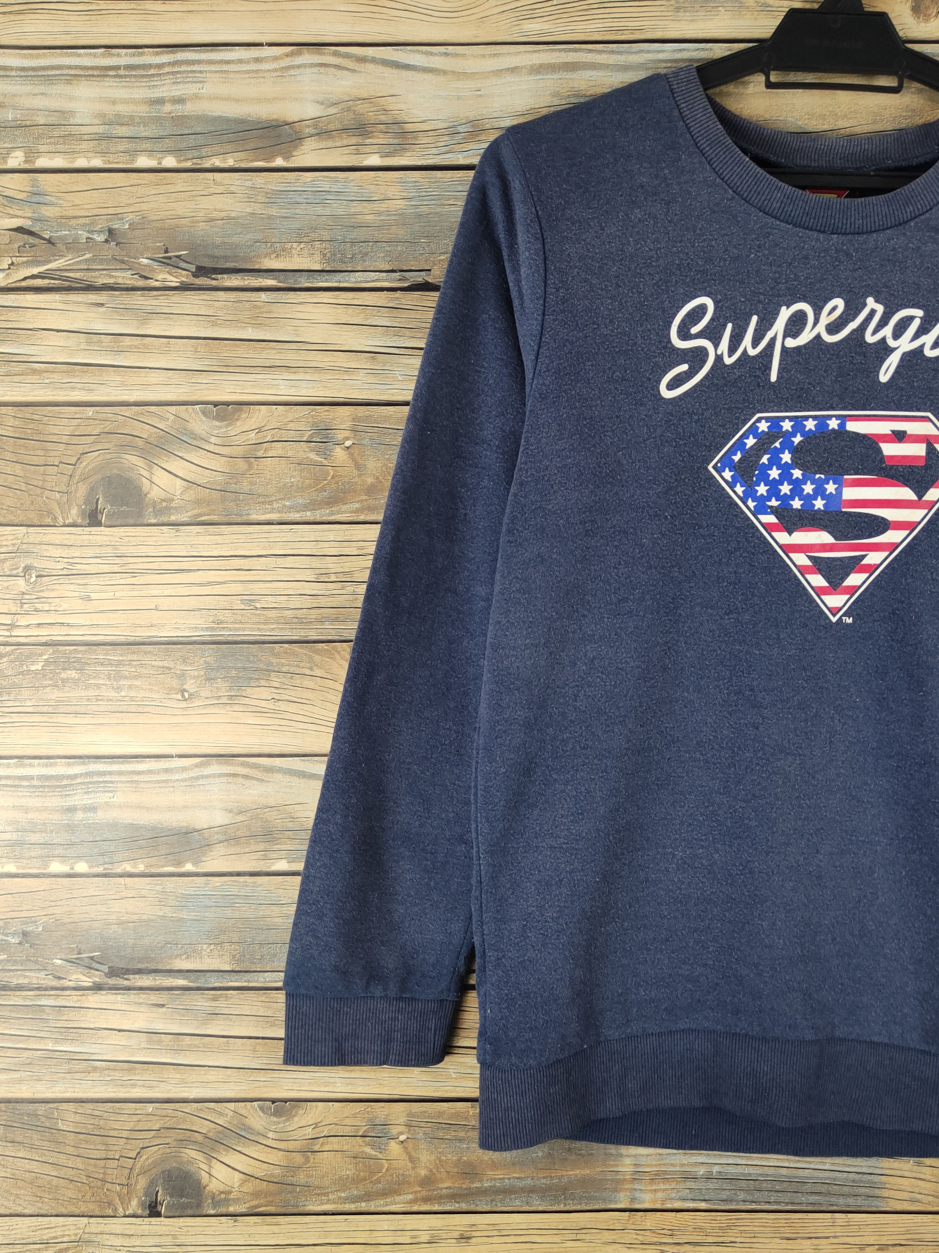 Marvel Comics DL Supergirl Navy Sweatshirts #2468 Size M / US 6-8 / IT 42-44 - 4 Thumbnail