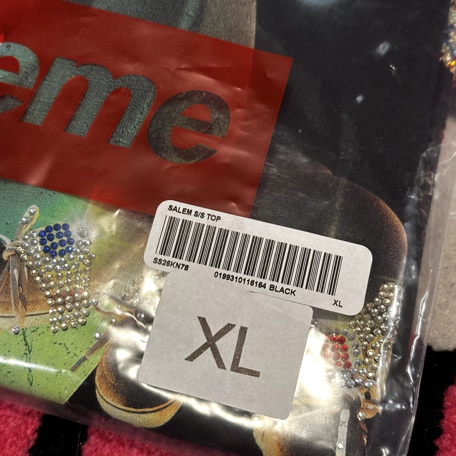 Supreme Supreme SALEM S/S Top – Black – X-Large – Brand New Size US XL / EU 56 / 4 - 11 Thumbnail