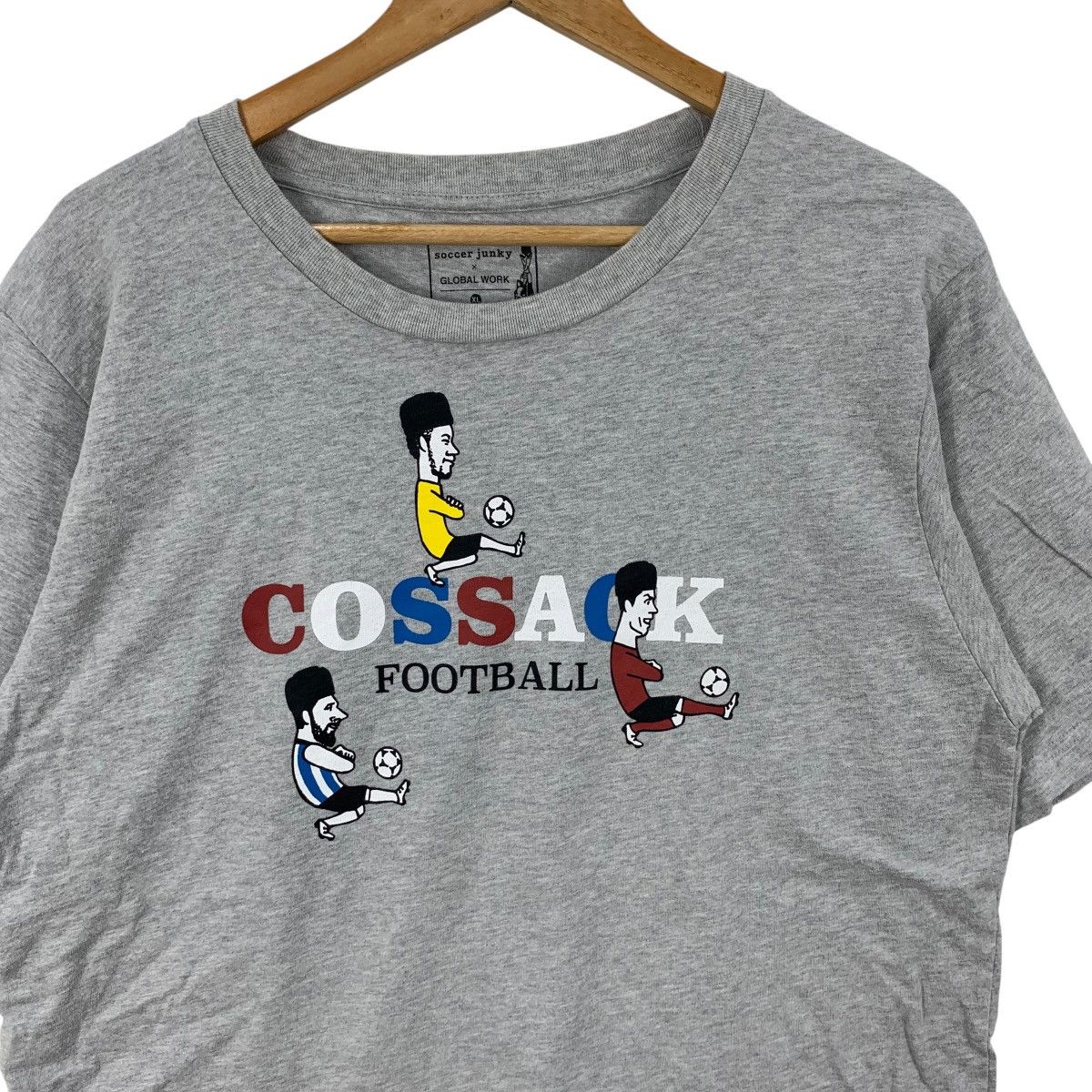 Other SOCCER JUNKY X GLOBAL WORK Cossack Football Tee Shirt Top Size US XL / EU 56 / 4 - 5 Thumbnail