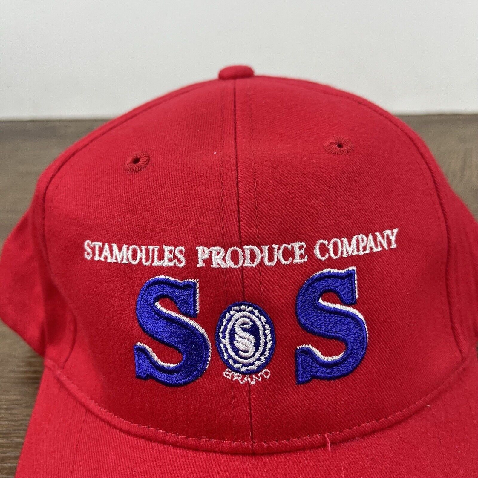 Other Stomoules Produce Hat SOS Hat Red Cap Hat Adjustable Hat Red Size ONE SIZE - 7 Thumbnail
