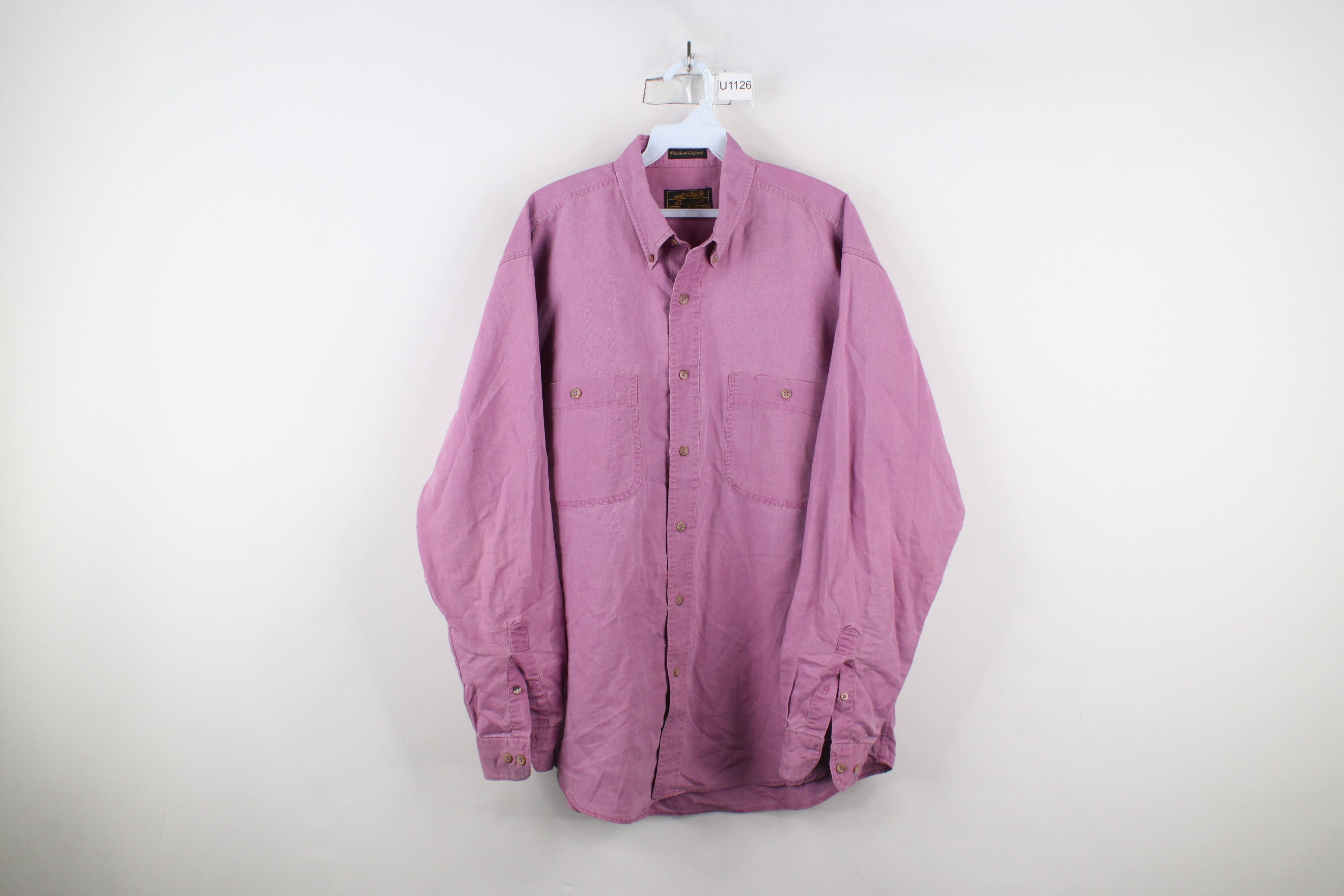 Eddie Bauer × Vintage Vintage 90s Eddie Bauer Winslow Oxford Button Down Shirt Size US M / EU 48-50 / 2 - 1 Thumbnail