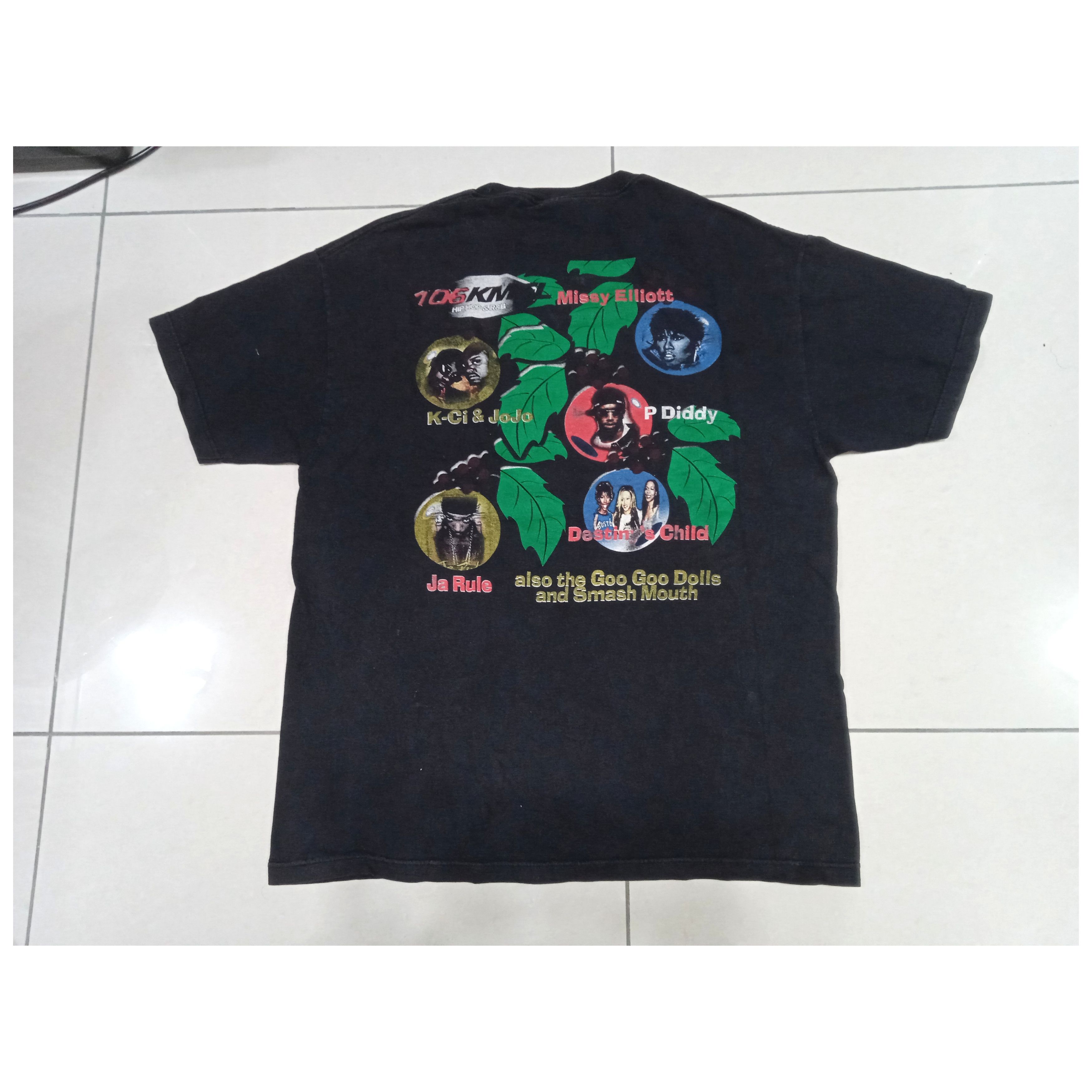 Rap Tees Vintage Jingle Bell 2002 Ja Rule Missy Elliott T Shirt Size US XL / EU 56 / 4 - 1 Thumbnail