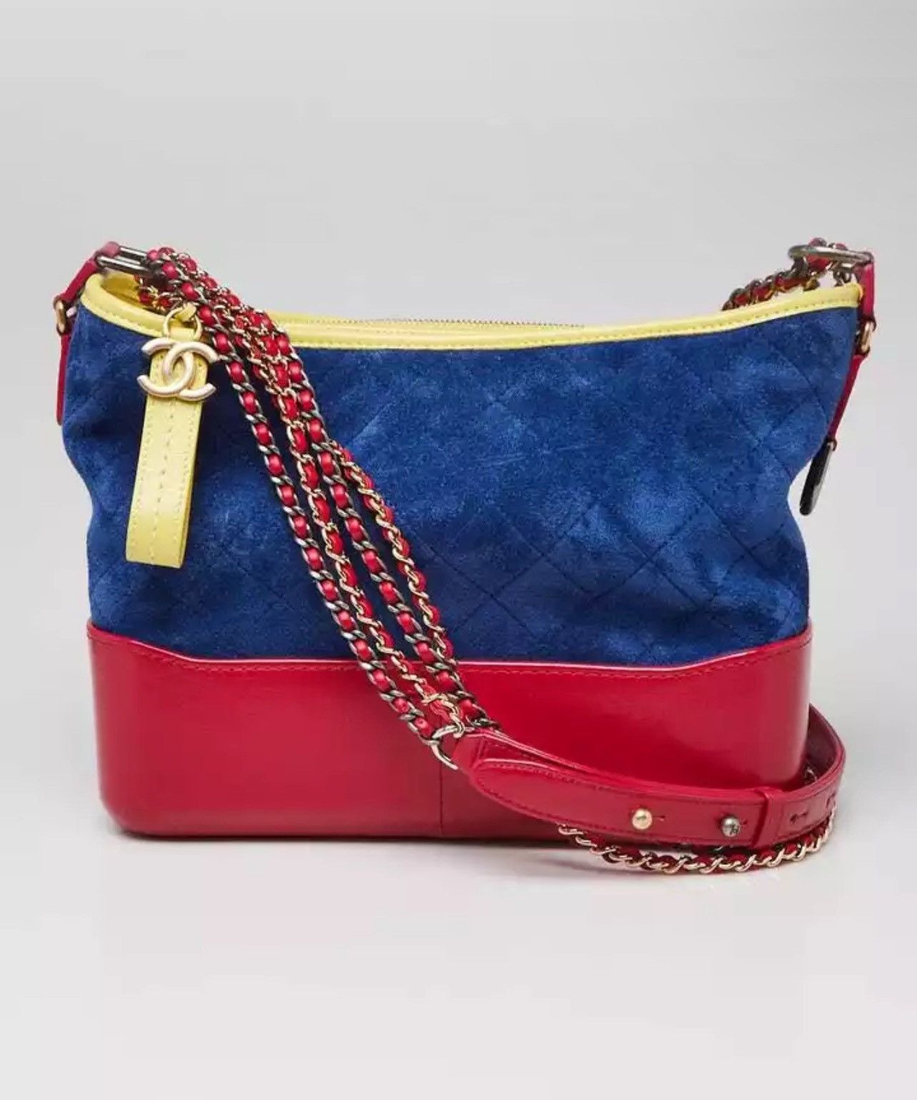 Chanel Women Multicolor Quilted Medium Gabrielle Hobo Bag