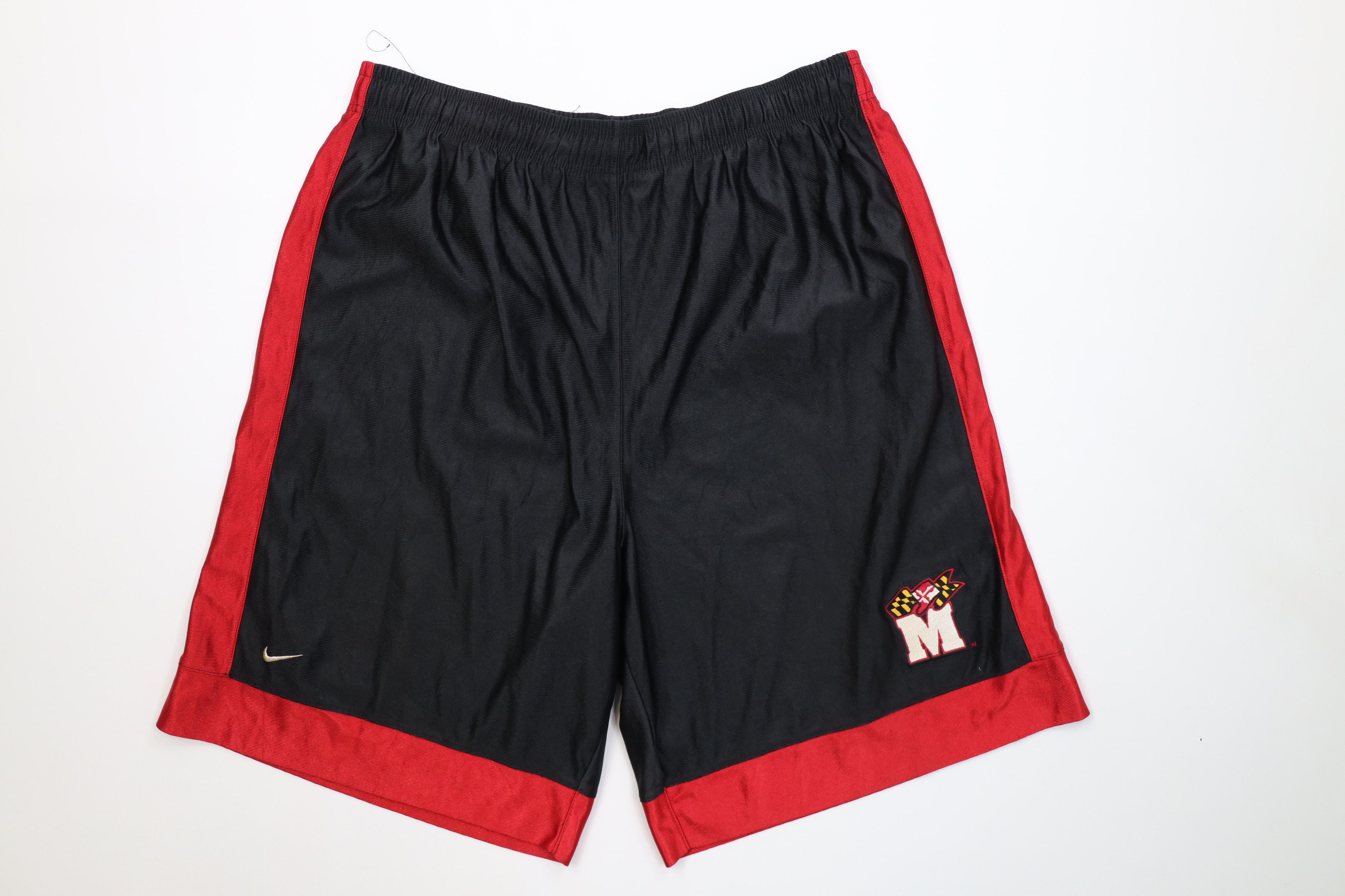 Nike Vintage Y2K Nike Mini Swoosh University of Maryland Shorts Size US 34 / EU 50 - 1 Thumbnail
