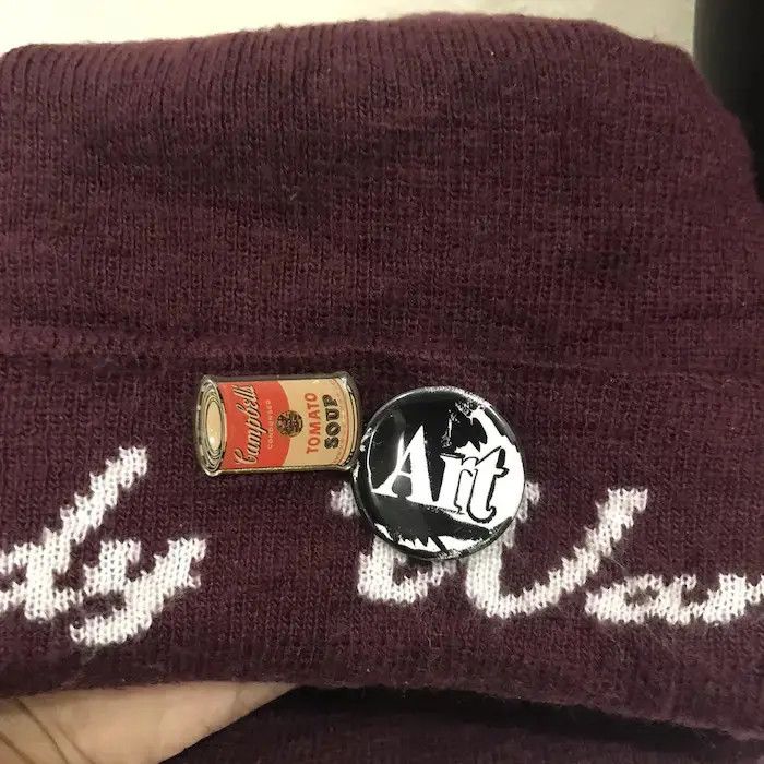 Andy Warhol × CA4LA Andy Warhol By Ca4la Spellout Beanie Hat Size ONE SIZE - 9 Thumbnail