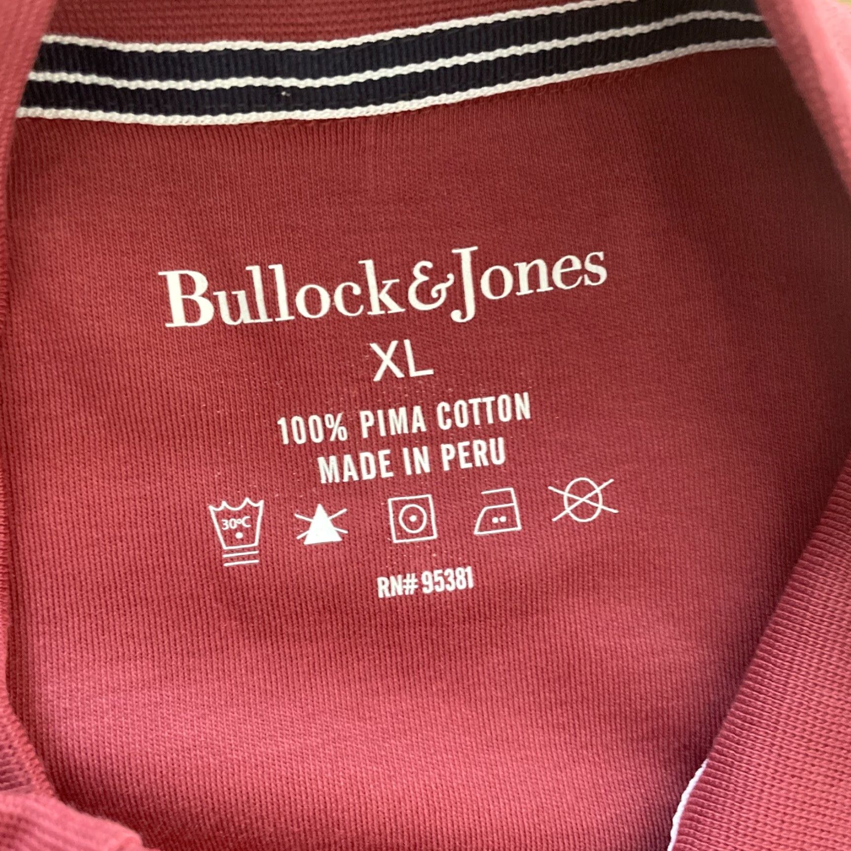 Vintage Bullock & Jones Sweatshirt 1/4 Zip Pullover Mens XL Wine Red 100% Pima Cotton Knit Mock Neck Golf City Preppy Vintage No Size US XL / EU 56 / 4 - 3 Thumbnail