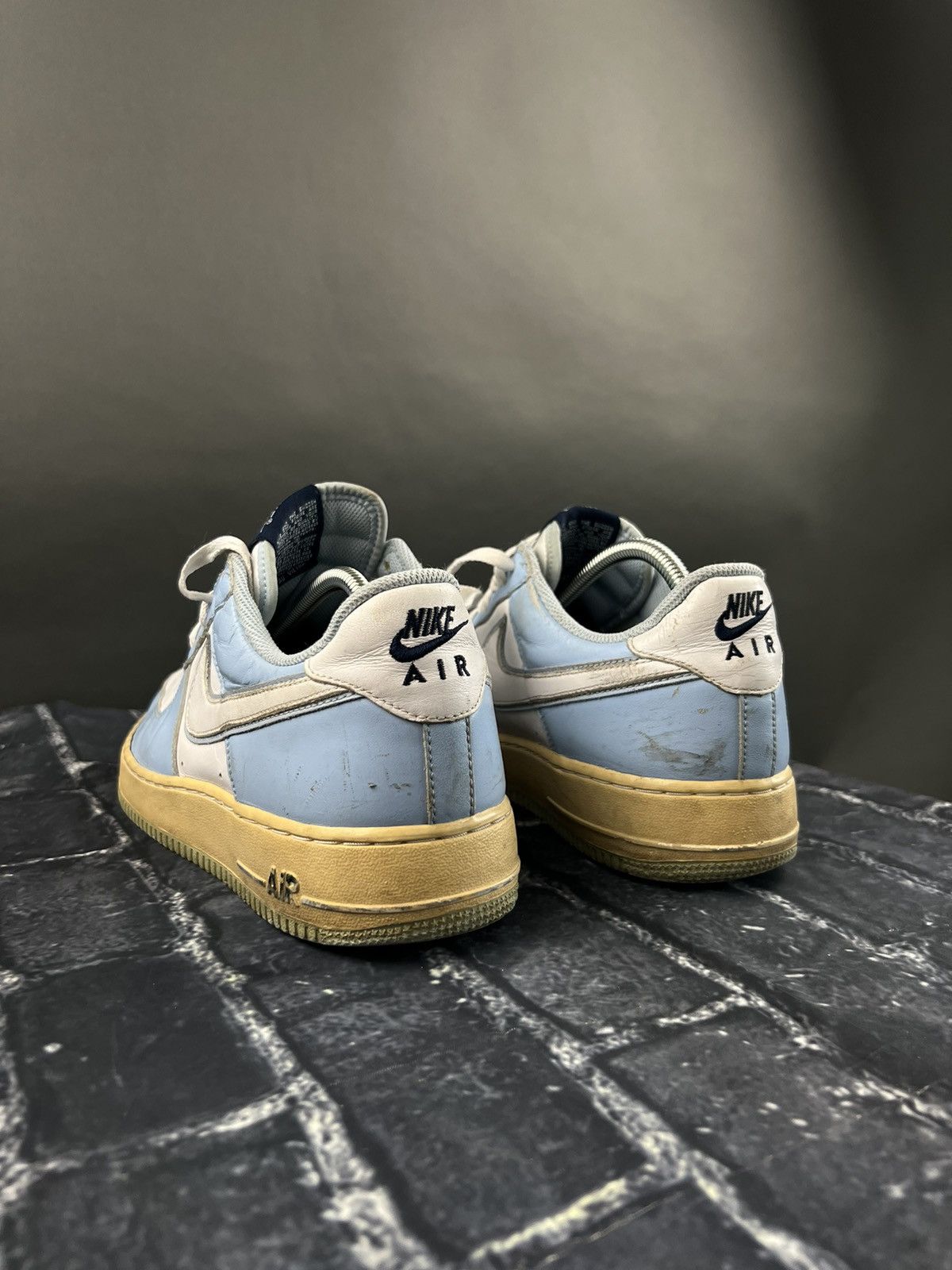 Nike Y2K NIKE Air Force 1 Low Baby Sky Blue & White on Gum Size US 12 / EU 45 - 10 Thumbnail