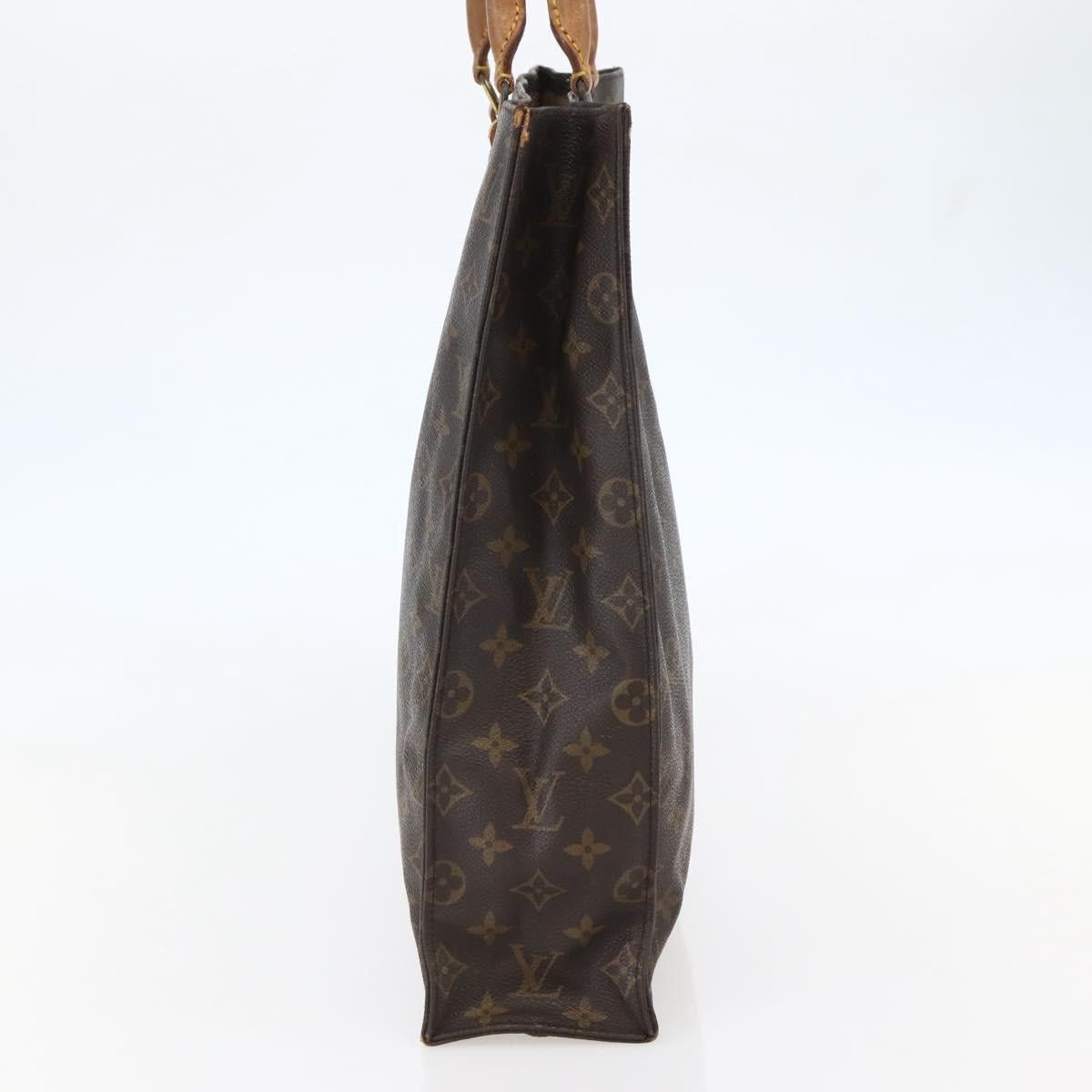 Louis Vuitton LOUIS VUITTON Monogram Sac Plat Hand Bag M51140 Size ONE SIZE - 4 Thumbnail