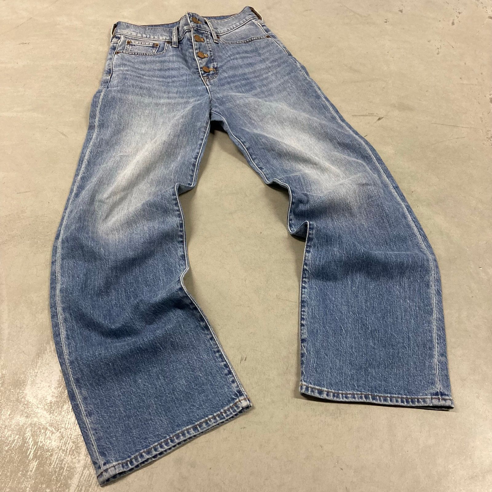 J.Crew × Vintage Baggy Y2K j.crew Jeans 25x29 Size US 26 / EU 42 - 1 Thumbnail