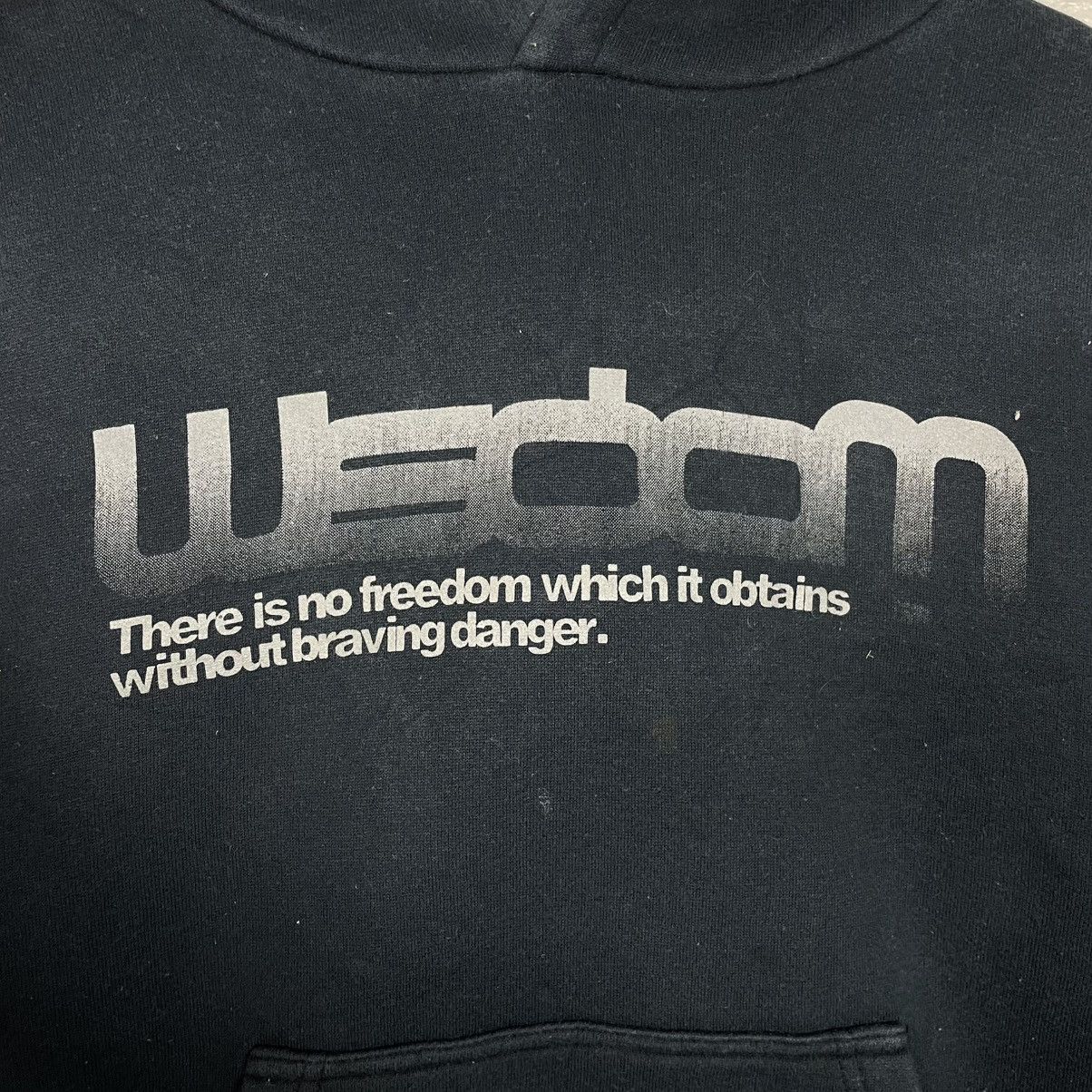 Japanese Brand Wisdom Big Logo Pullover Hoodie Size US M / EU 48-50 / 2 - 13 Thumbnail