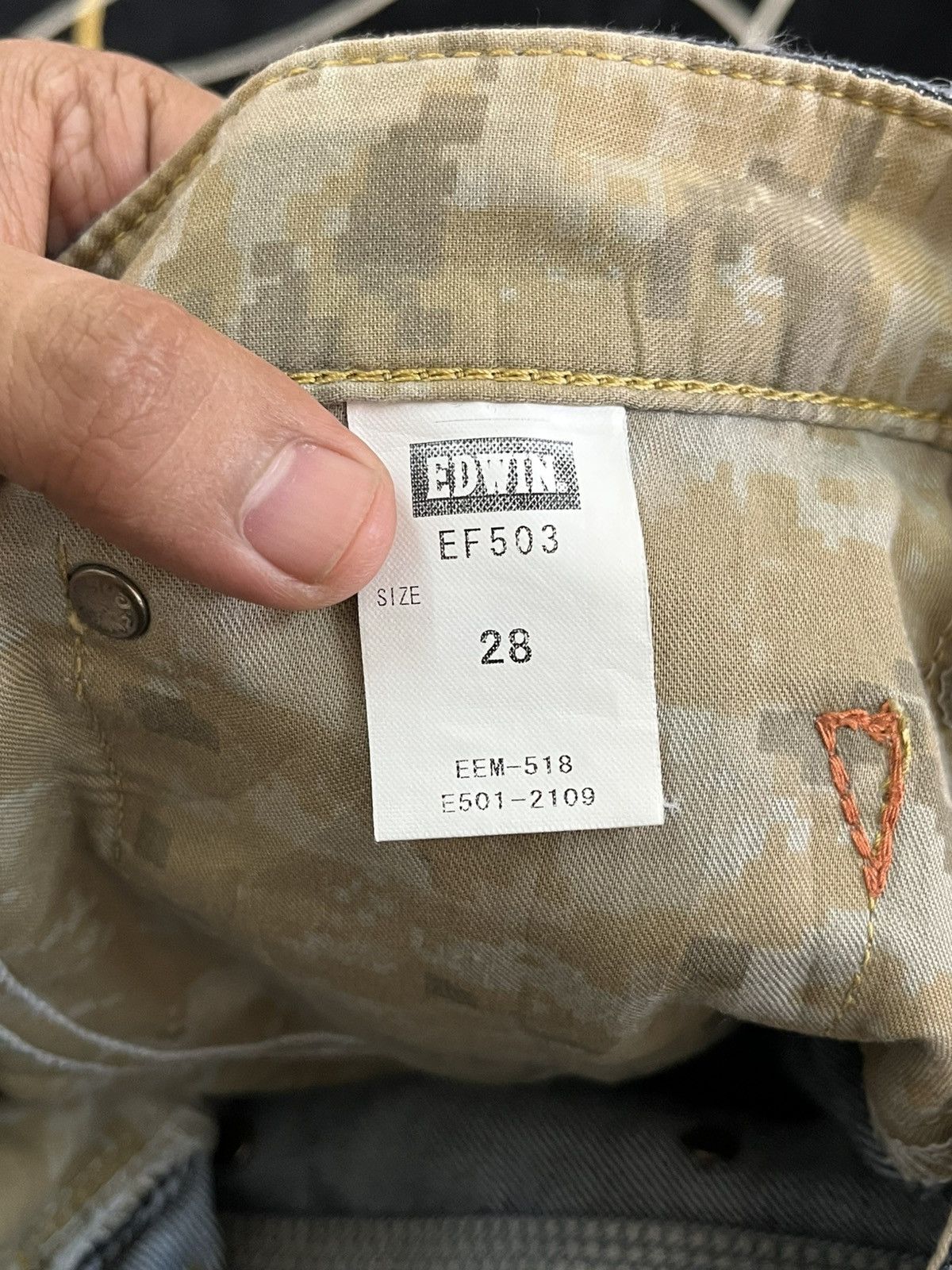 Beauty Beast × Edwin × Japanese Brand Vintage Edwin E-function Curve Leg Denim Size US 29 - 9 Thumbnail