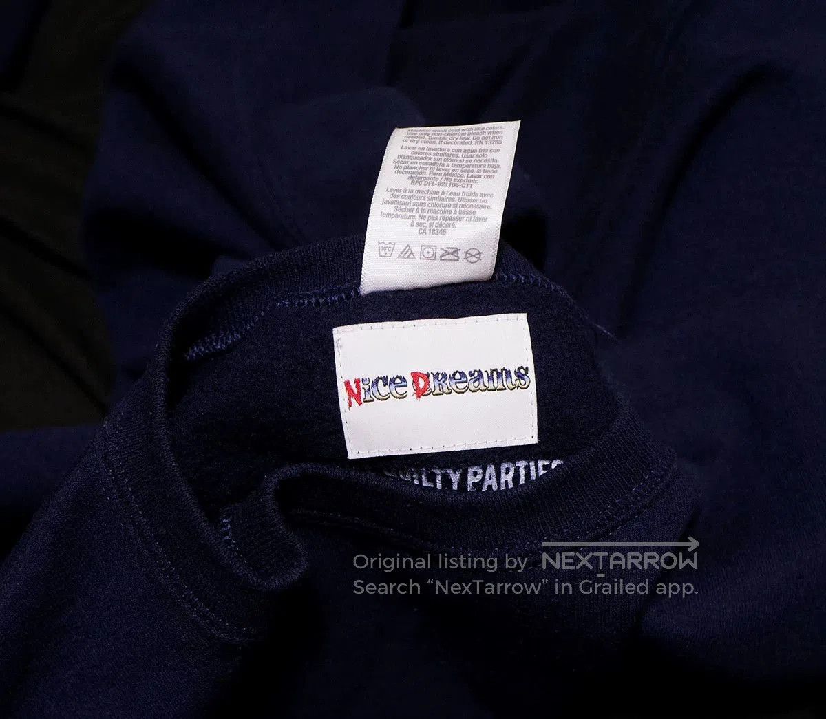 Wacko Maria wacko maria nice dreams crew neck sweatshirt. Size US L / EU 52-54 / 3 - 4 Thumbnail