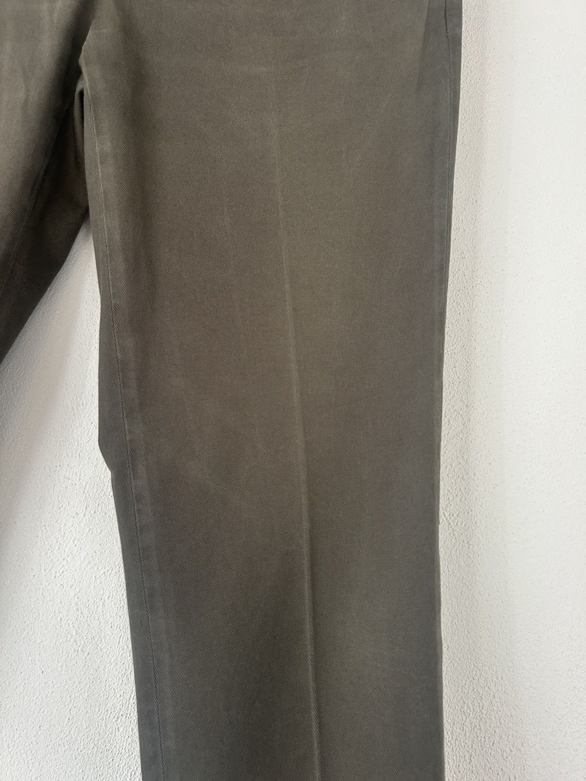Prada Olive Green Slim-Fit Chino Pants Size US 34 / EU 50 - 4 Thumbnail