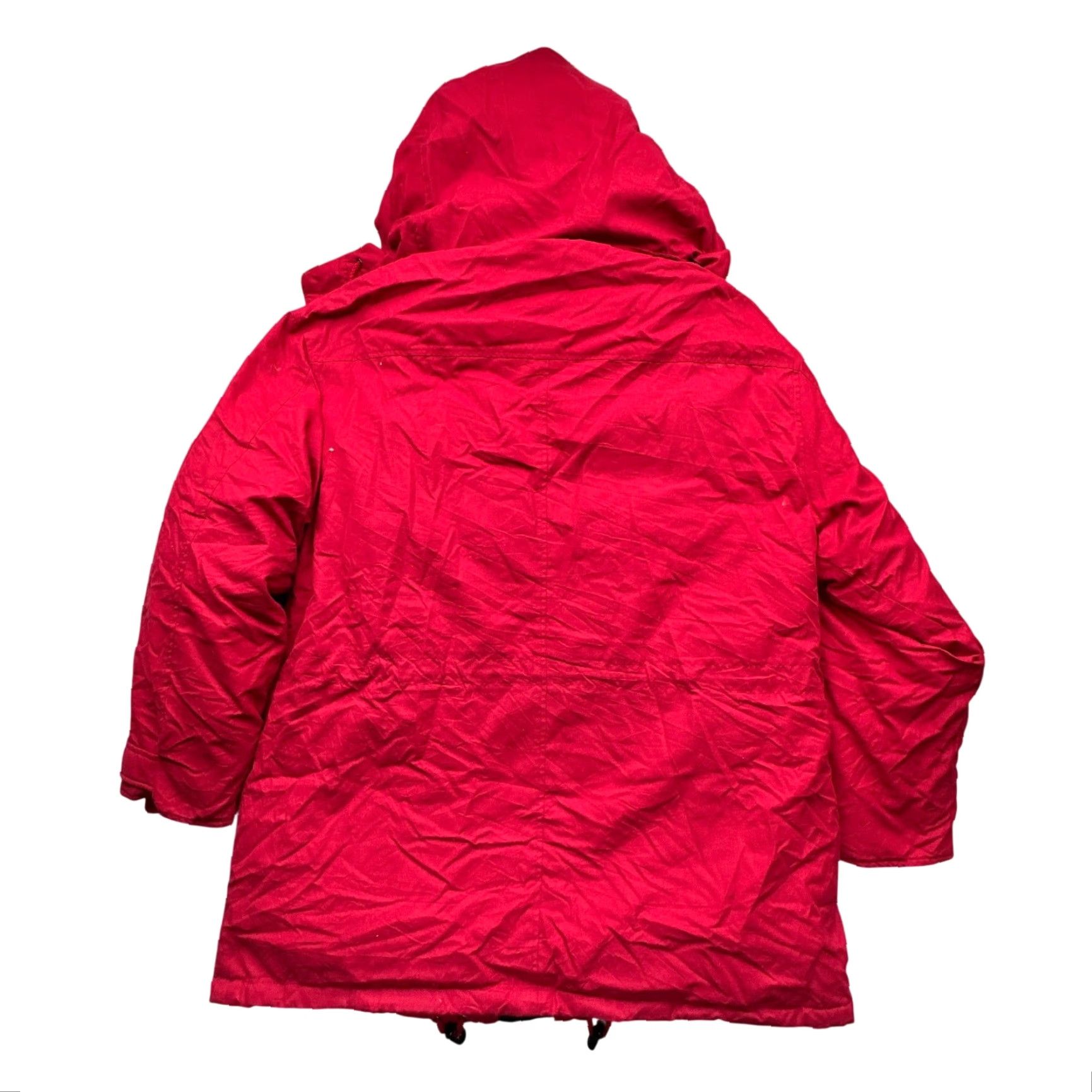 Eddie Bauer Eddie Bauer Jacket Men M Red Hooded Goose Down Puffer Quilted Black Long Parka Size US M / EU 48-50 / 2 - 7 Thumbnail