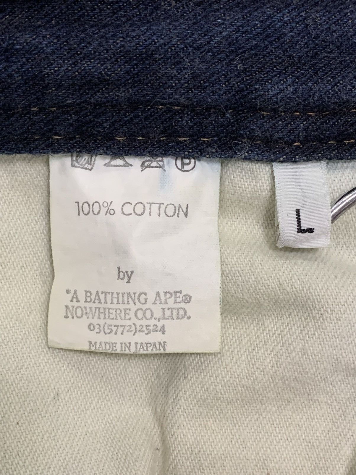 Bape OG BAPE DENIM CARGO PANTS Size US 32 / EU 48 - 2 Thumbnail