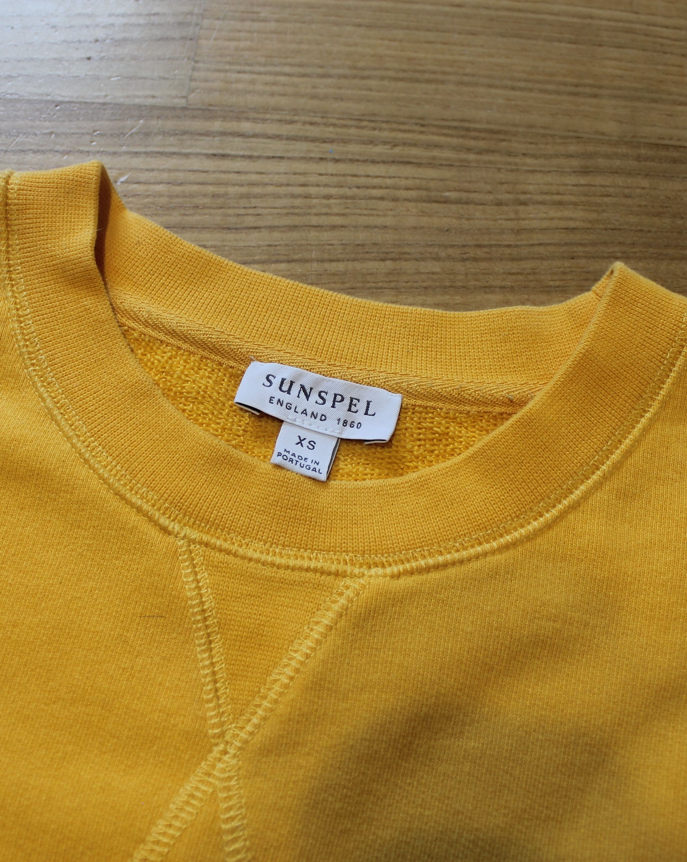 Sunspel Sunspel Yellow Sweatshirt Size US XS / EU 42 / 0 - 6 Thumbnail